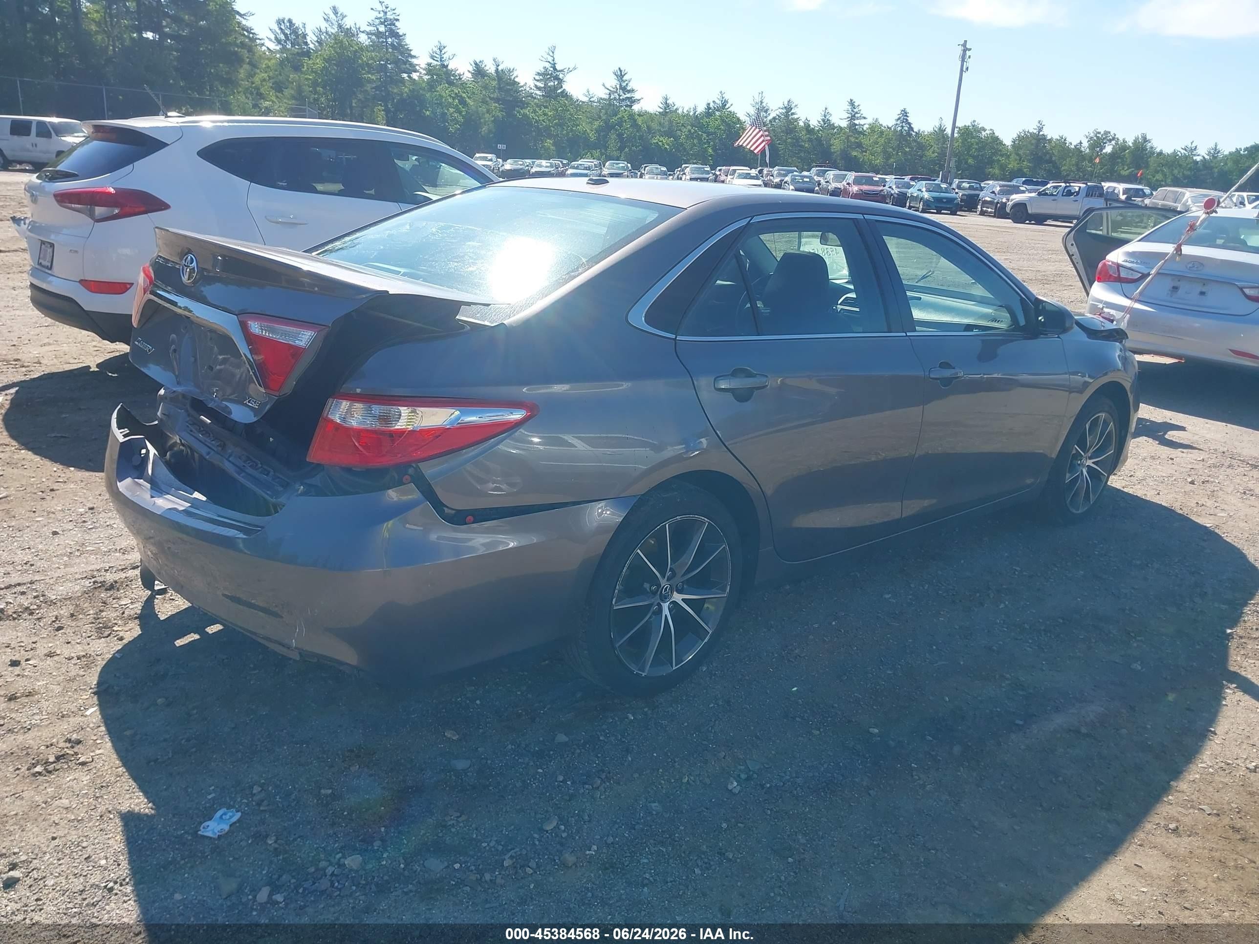 2015 Toyota Camry Xse Gray vin: 4T1BF1FK7FU491766