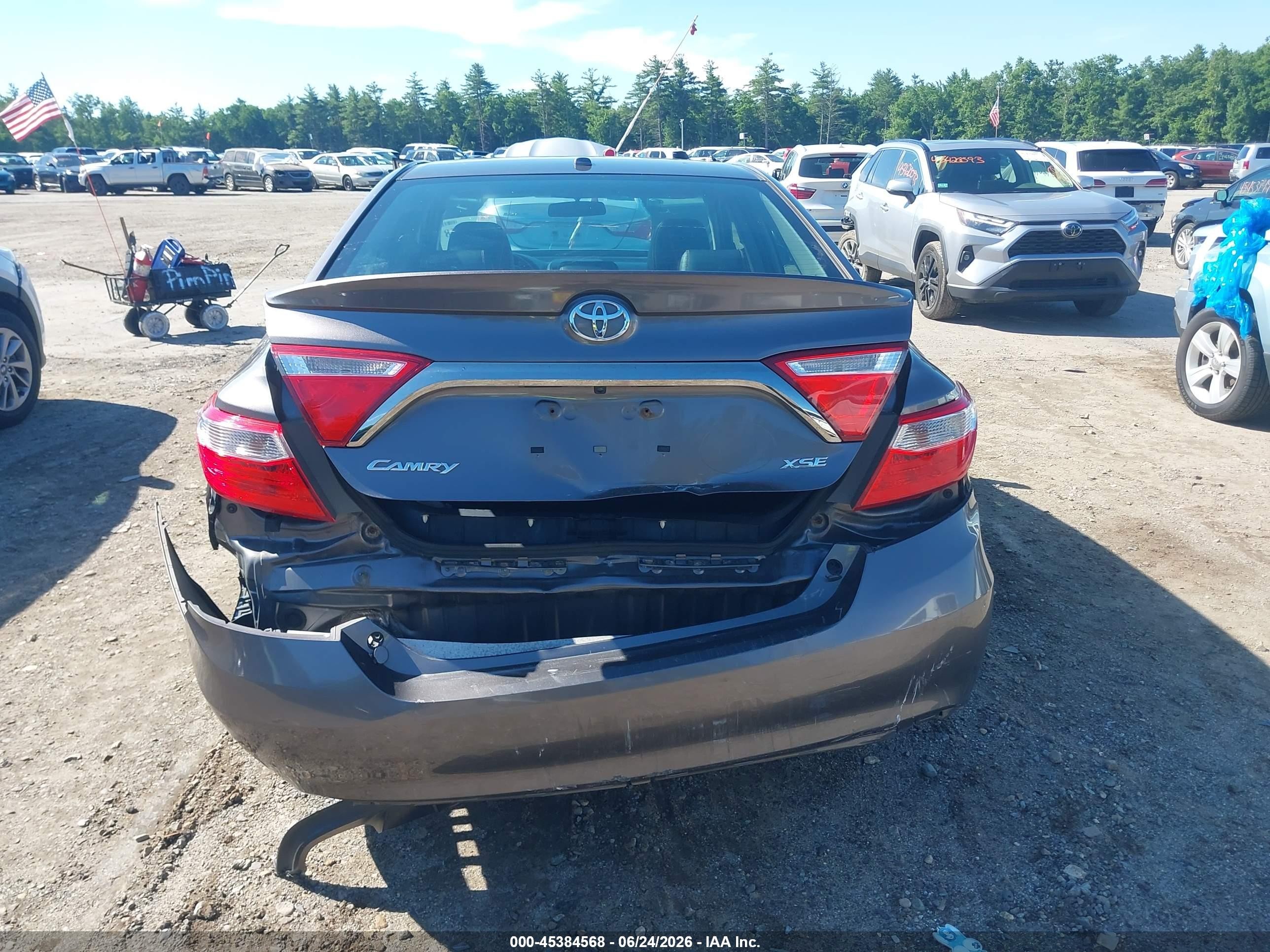 2015 Toyota Camry Xse Gray vin: 4T1BF1FK7FU491766