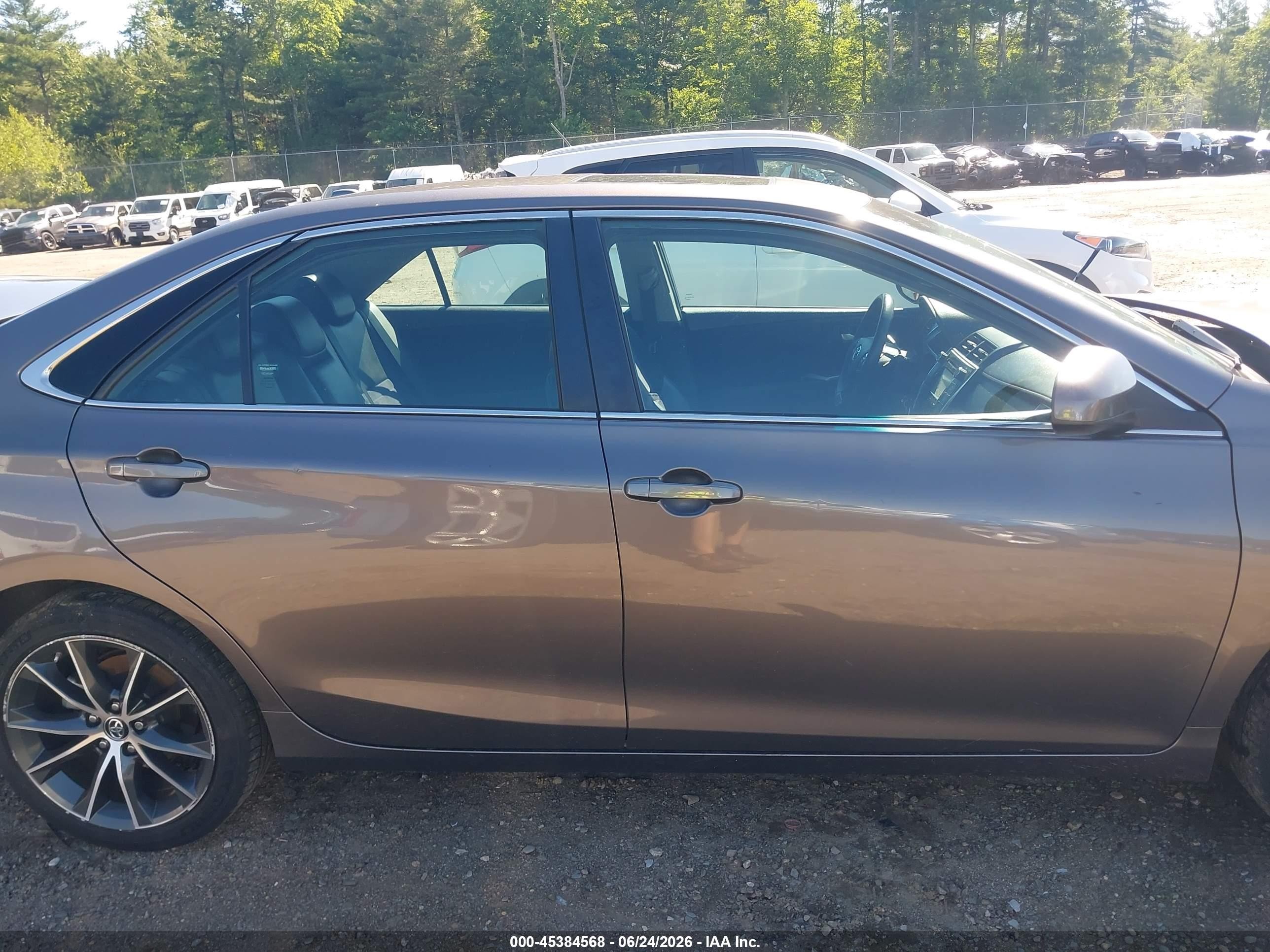 2015 Toyota Camry Xse Gray vin: 4T1BF1FK7FU491766