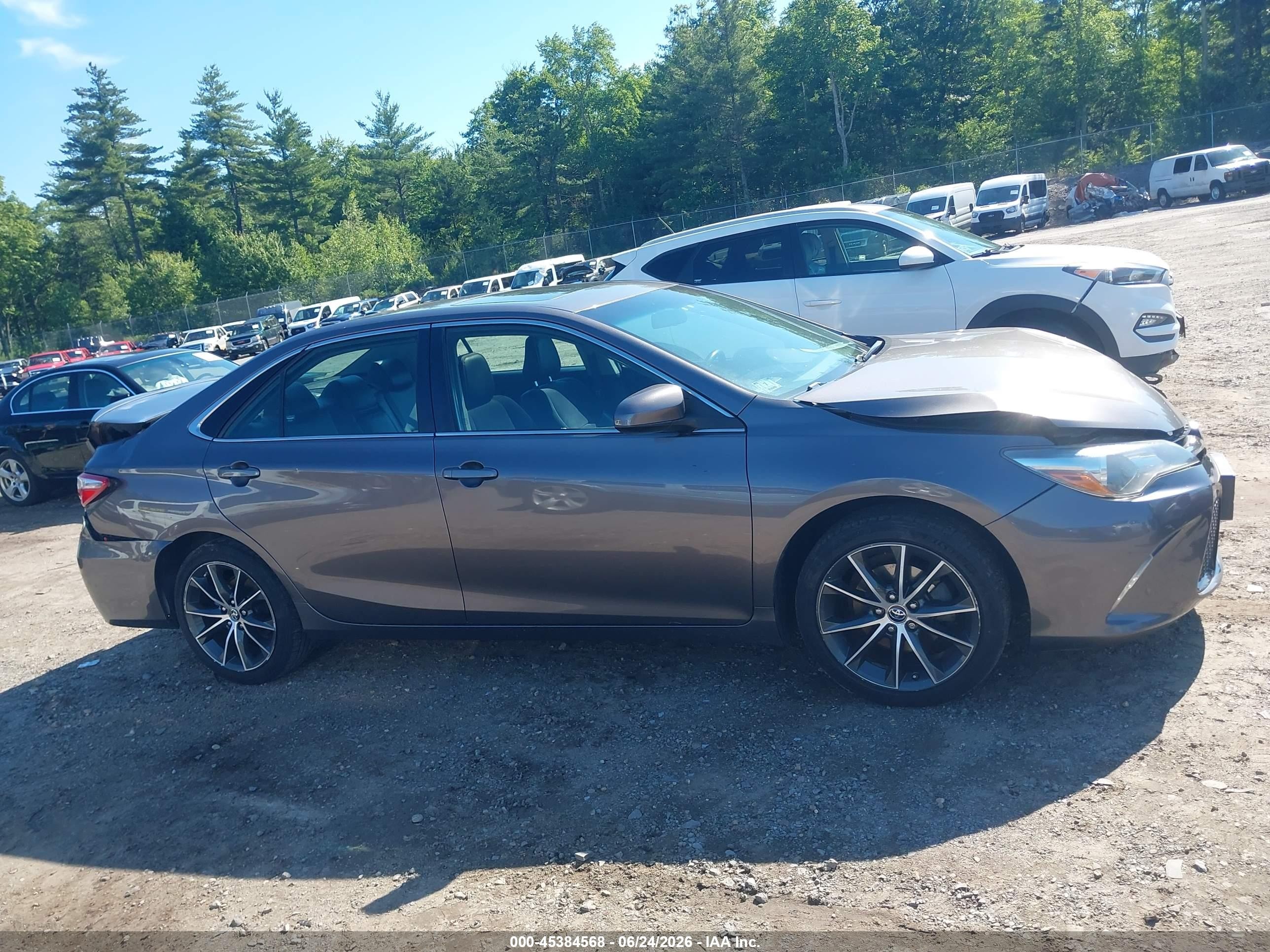 2015 Toyota Camry Xse Gray vin: 4T1BF1FK7FU491766