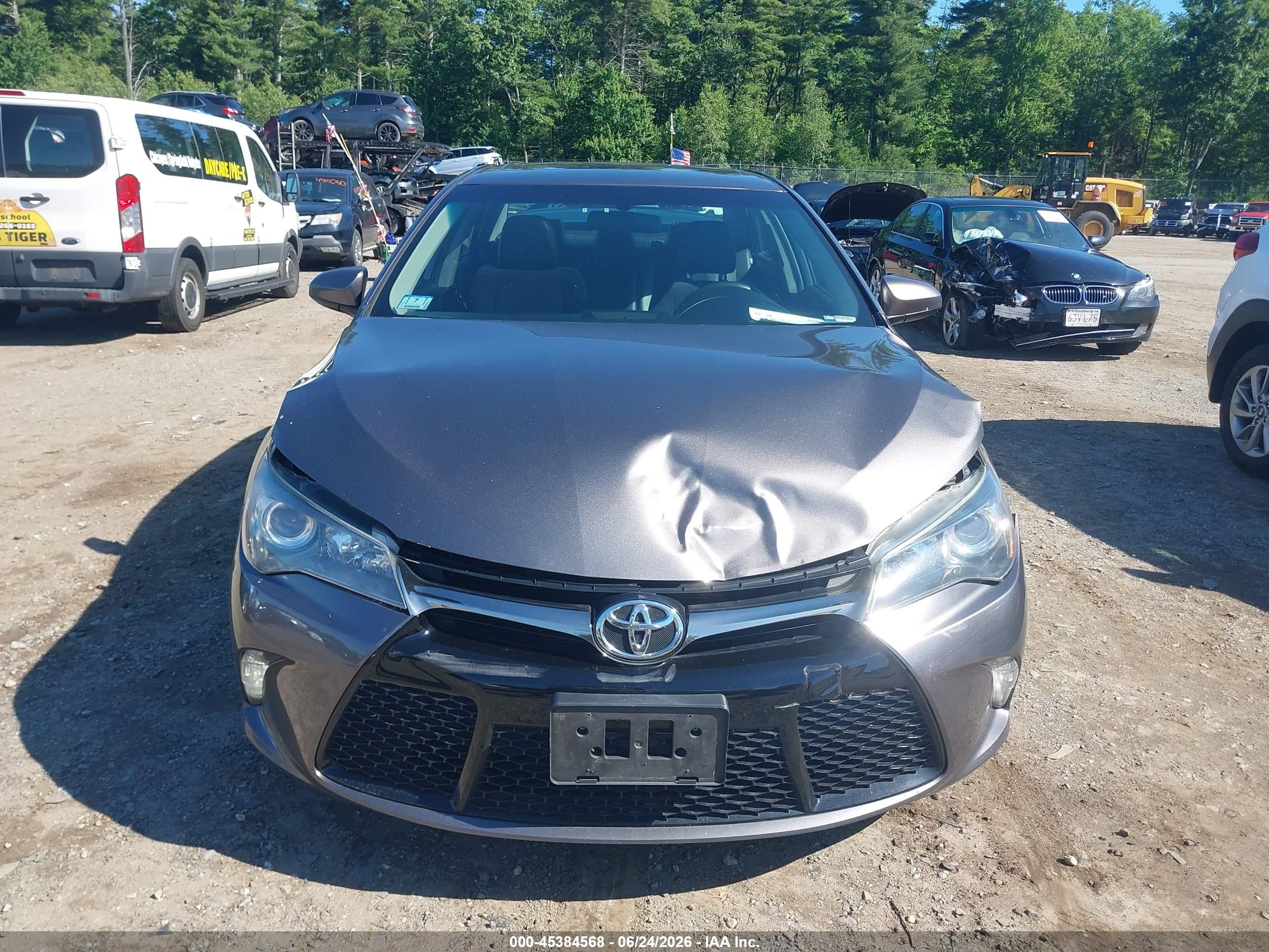 2015 Toyota Camry Xse Gray vin: 4T1BF1FK7FU491766