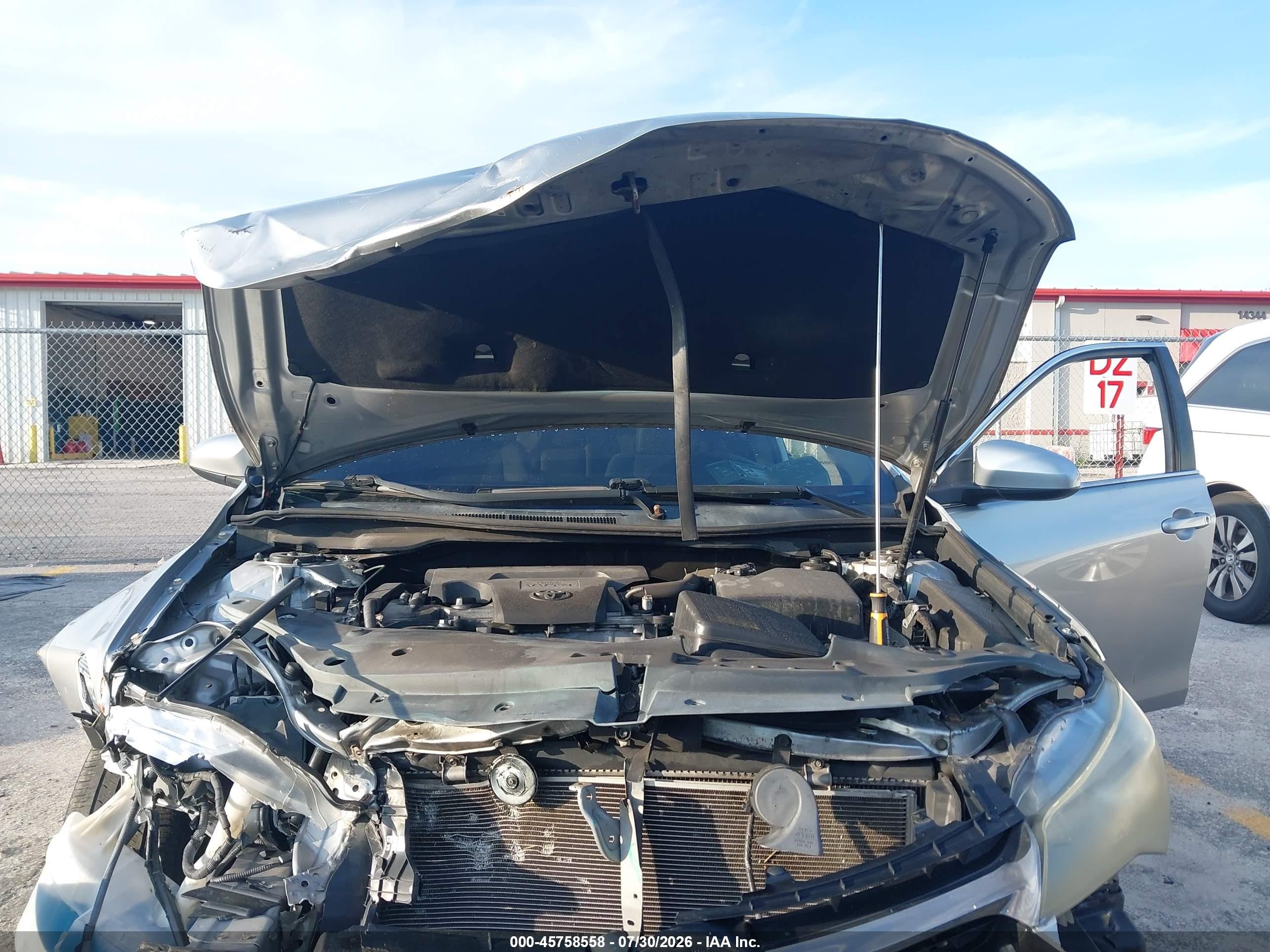 2015 Toyota Camry Se Silver vin: 4T1BF1FK7FU499737