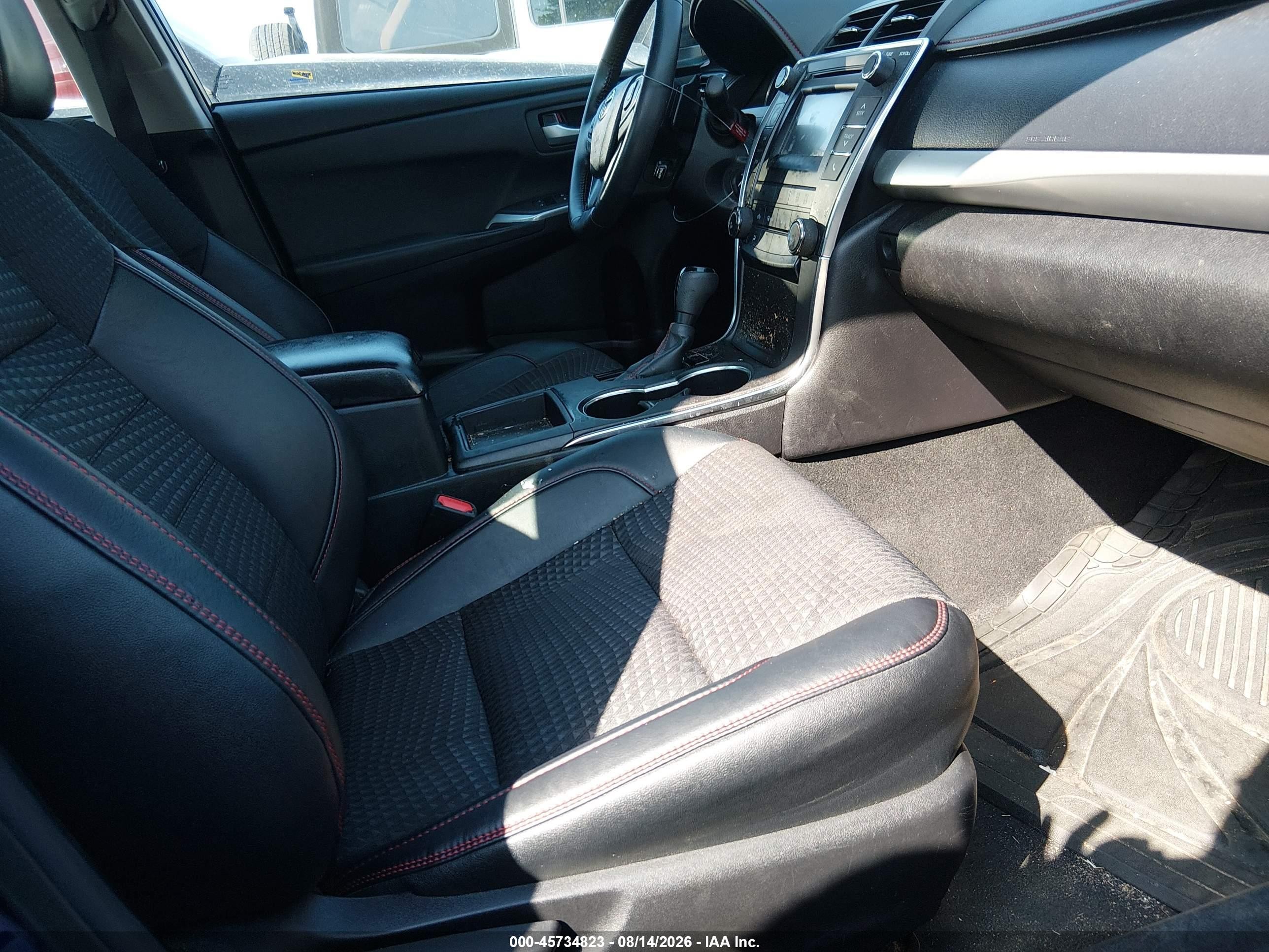 2015 Toyota Camry Se Blue vin: 4T1BF1FK7FU876597