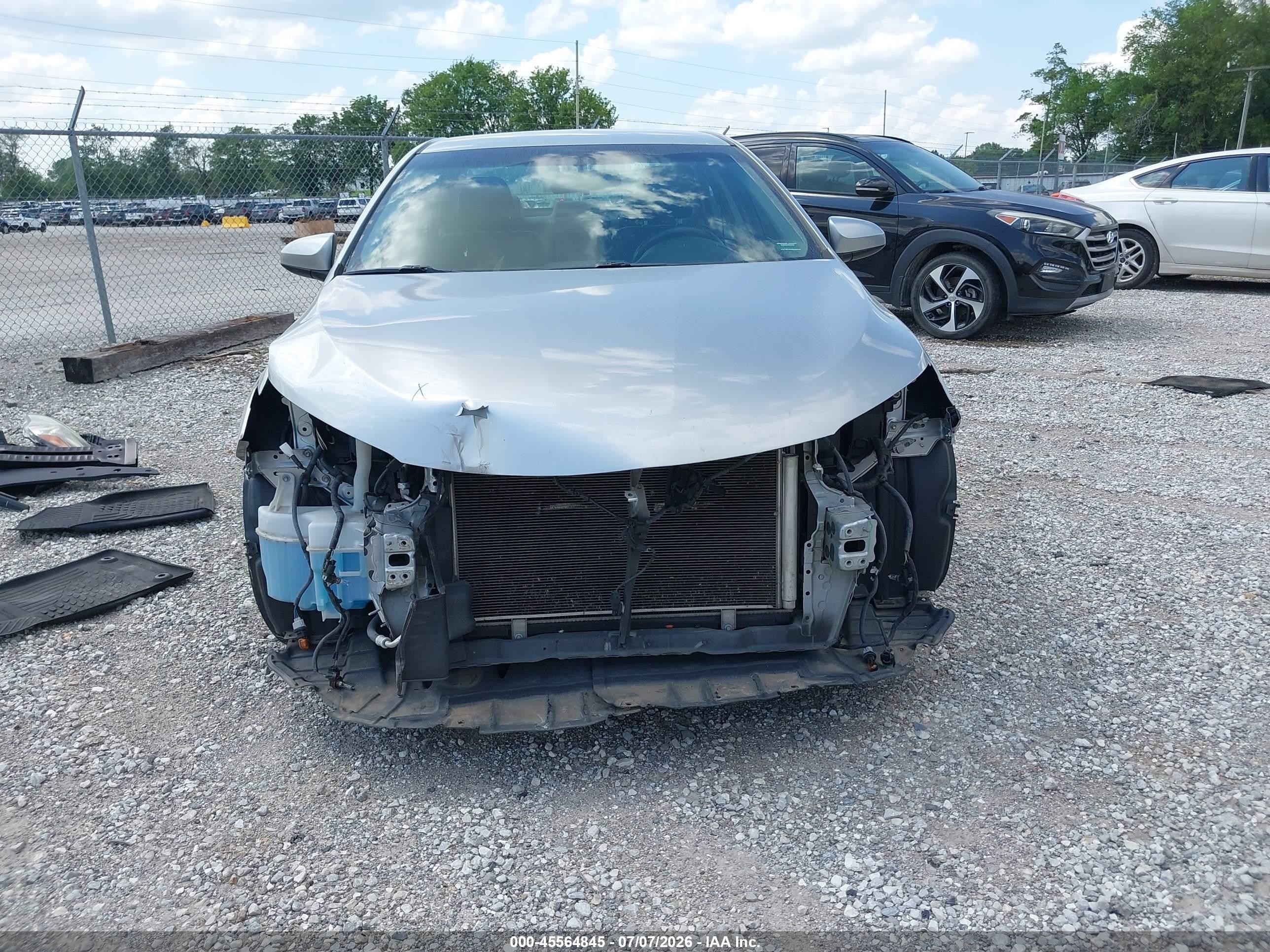 2015 Toyota Camry Se Silver vin: 4T1BF1FK7FU892542