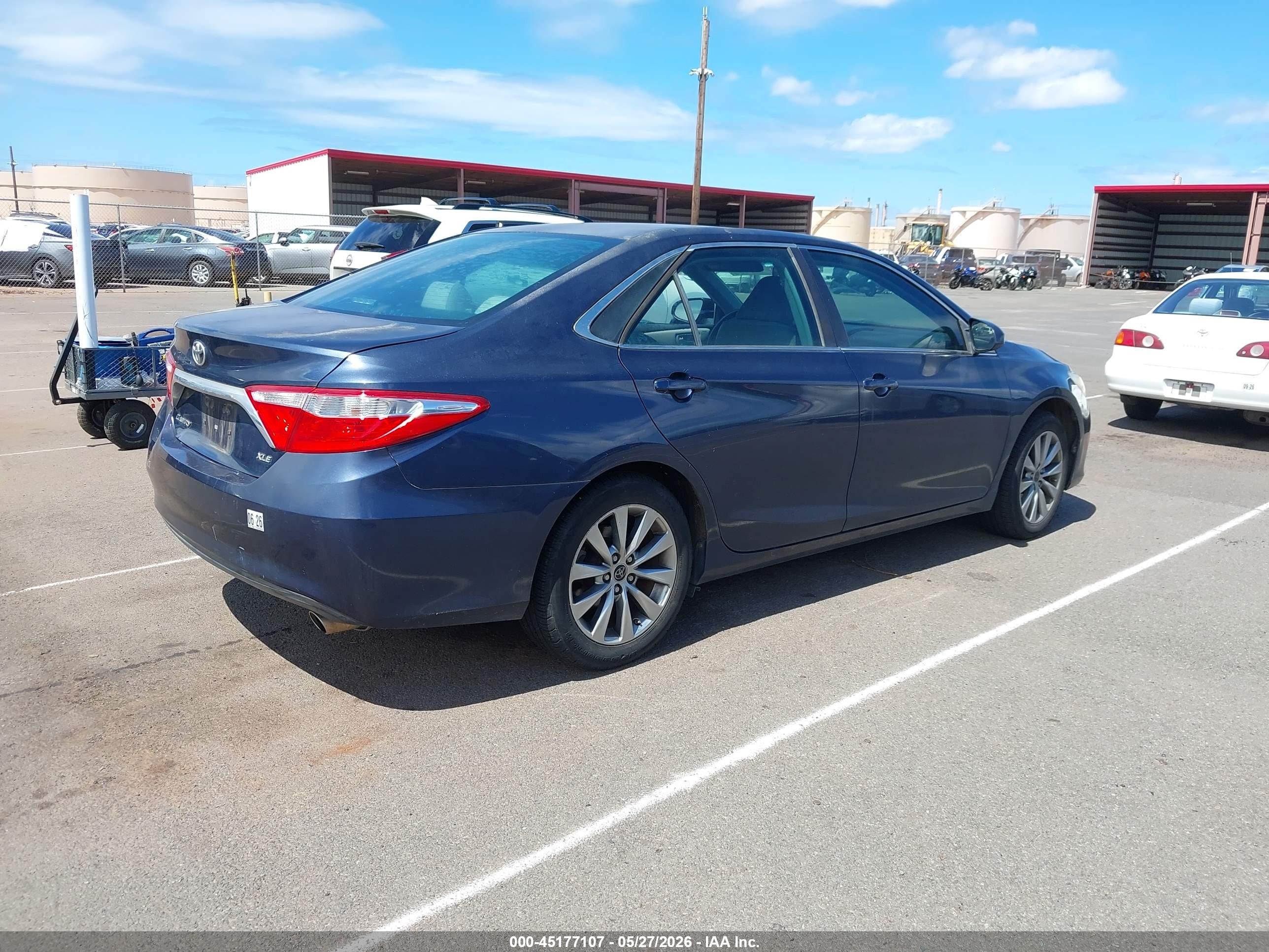 2015 Toyota Camry Le/se/xle/xse Blue vin: 4T1BF1FK7FU897997