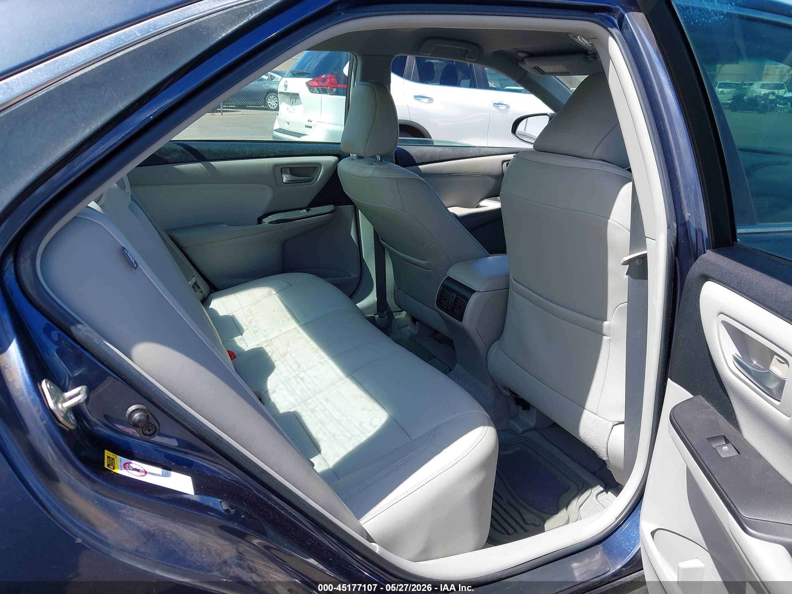 2015 Toyota Camry Le/se/xle/xse Blue vin: 4T1BF1FK7FU897997