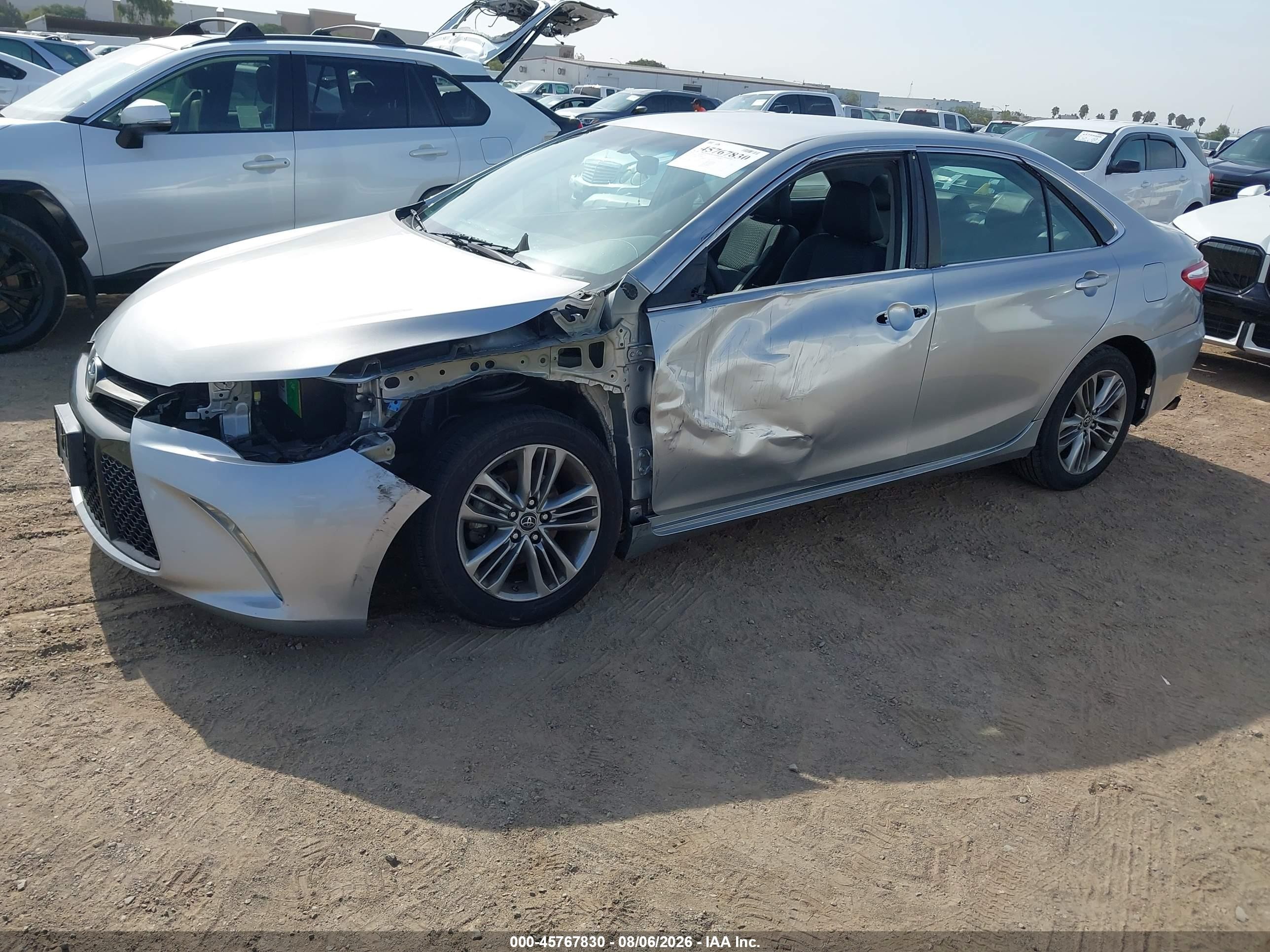 2015 Toyota Camry Se Gray vin: 4T1BF1FK7FU908402