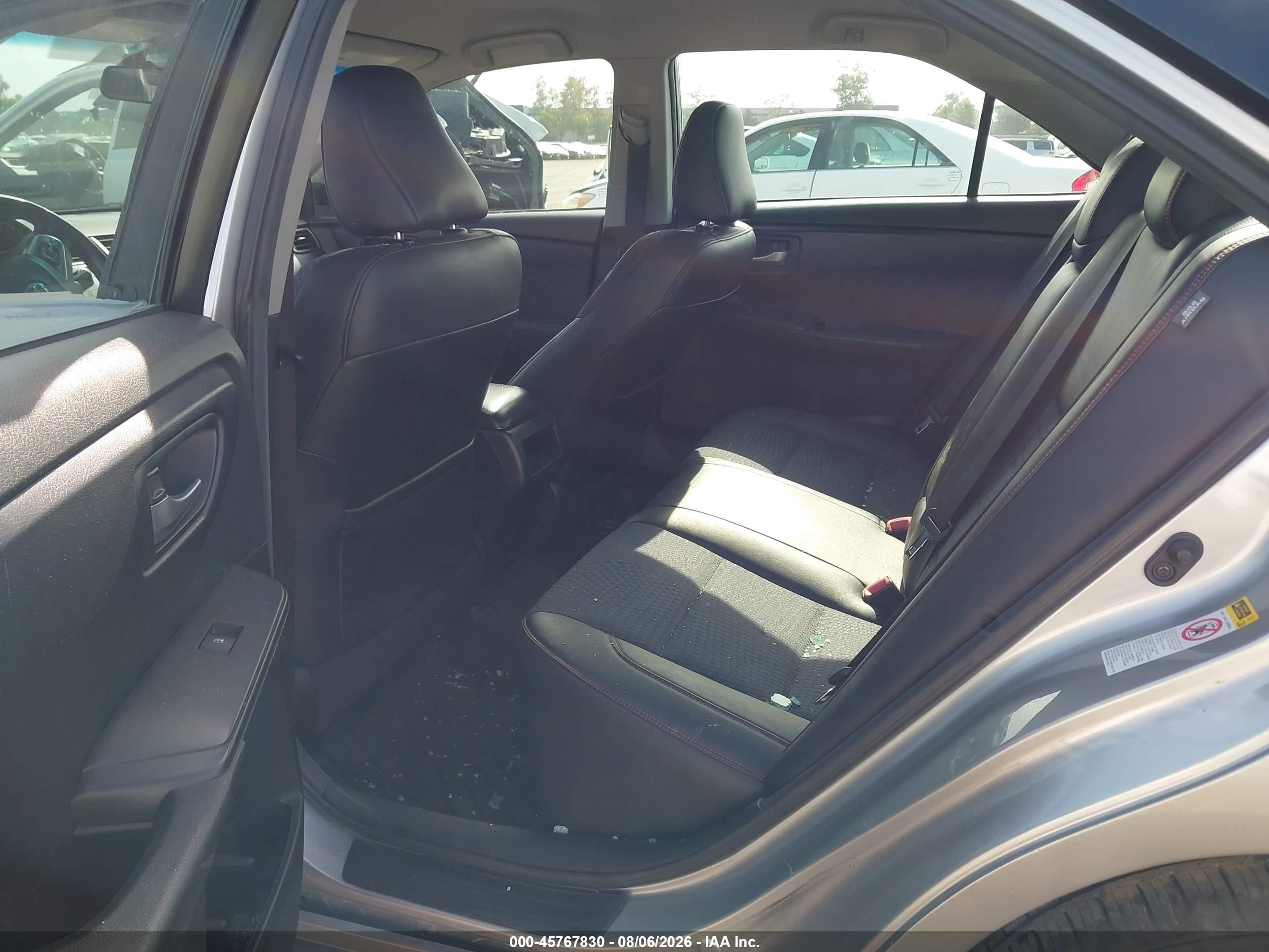 2015 Toyota Camry Se Gray vin: 4T1BF1FK7FU908402