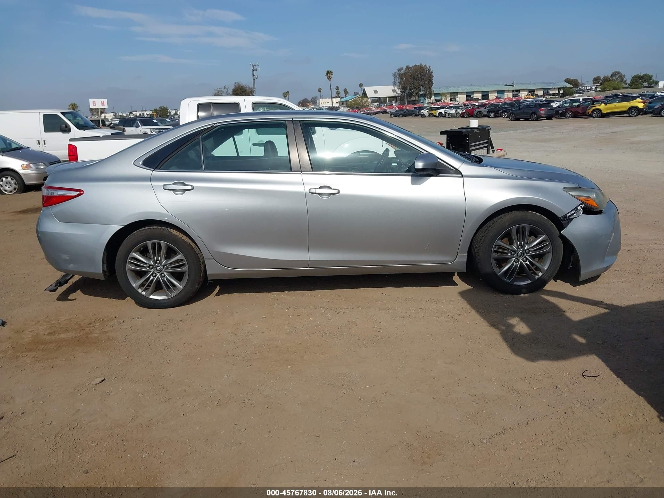 2015 Toyota Camry Se Gray vin: 4T1BF1FK7FU908402