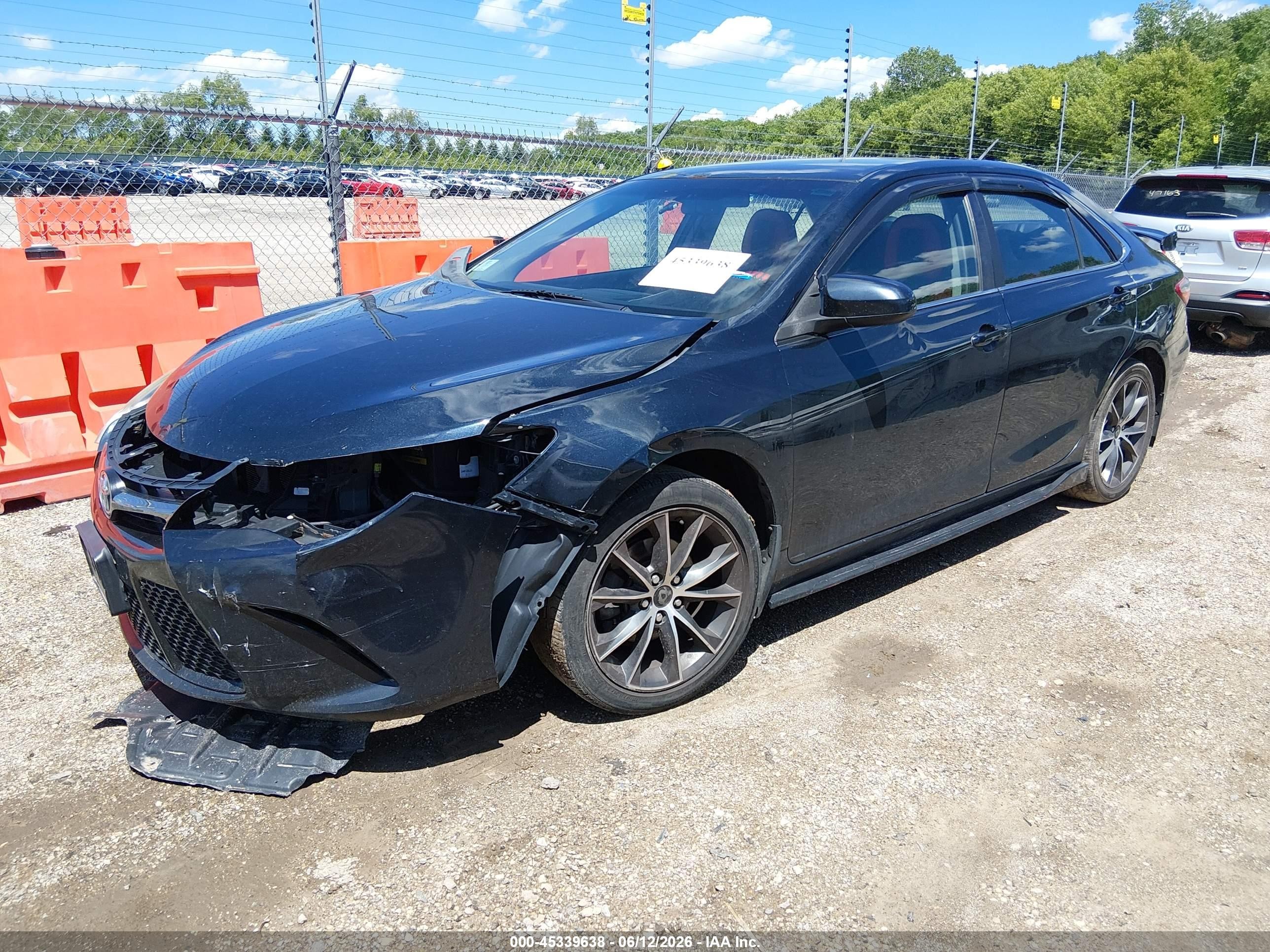 2015 Toyota Camry Xse Dark Blue vin: 4T1BF1FK7FU909081