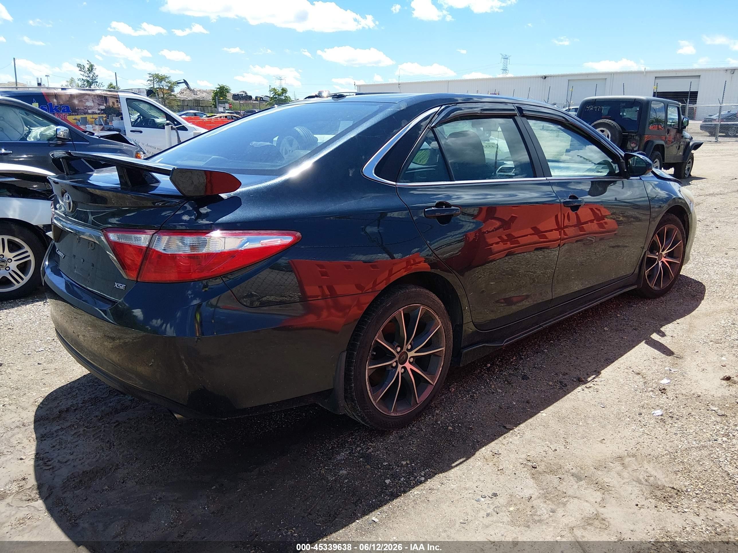 2015 Toyota Camry Xse Dark Blue vin: 4T1BF1FK7FU909081