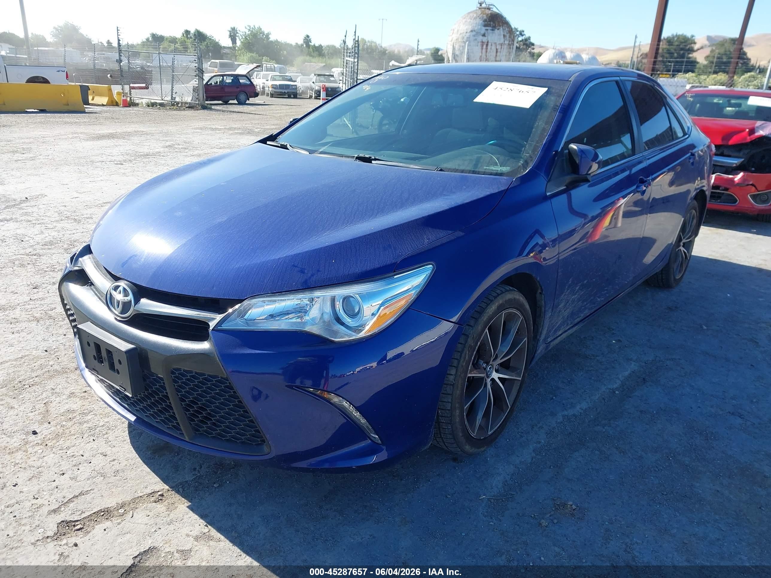 2015 Toyota Camry Xse Dark Blue vin: 4T1BF1FK7FU915544