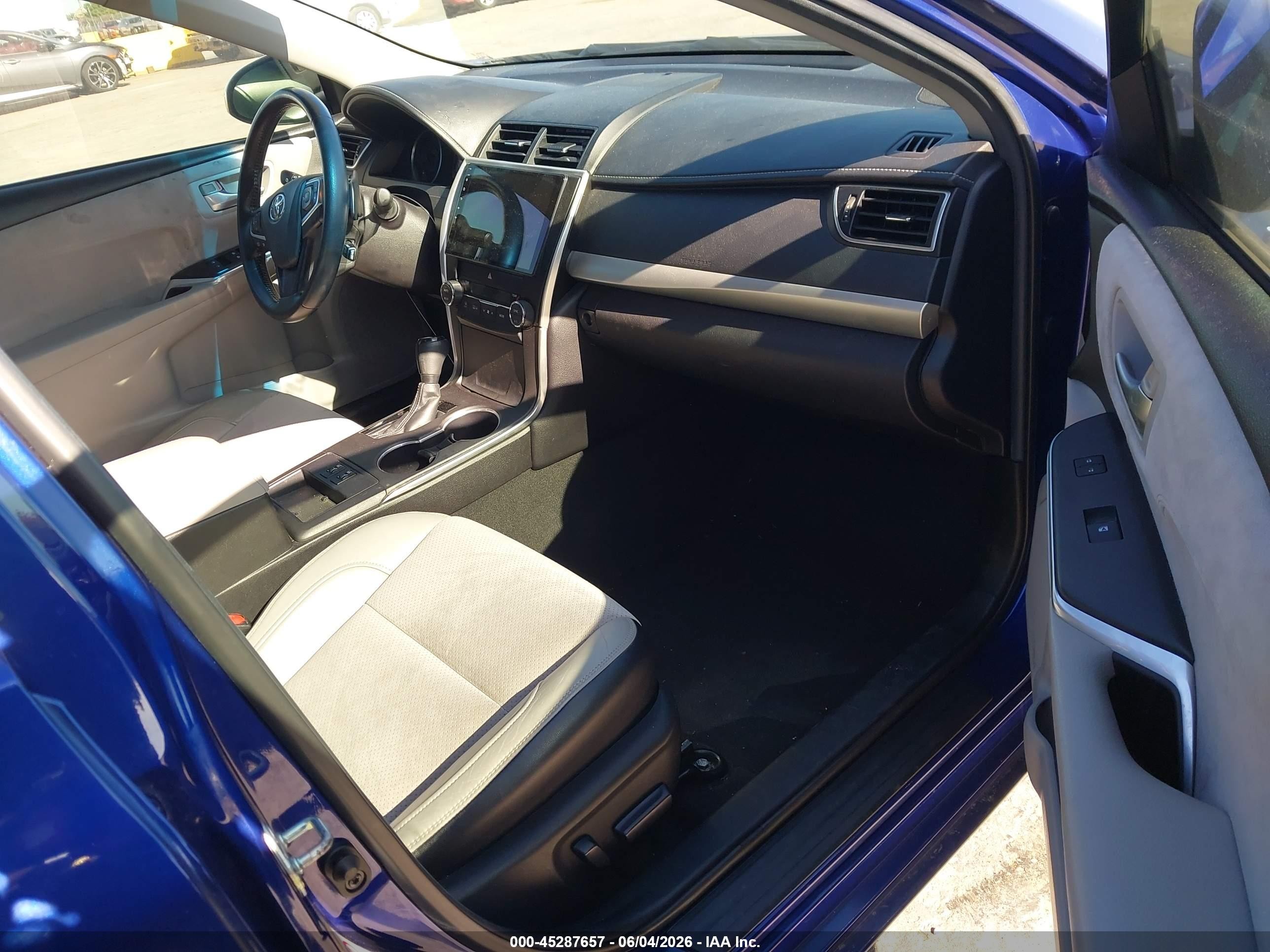 2015 Toyota Camry Xse Dark Blue vin: 4T1BF1FK7FU915544
