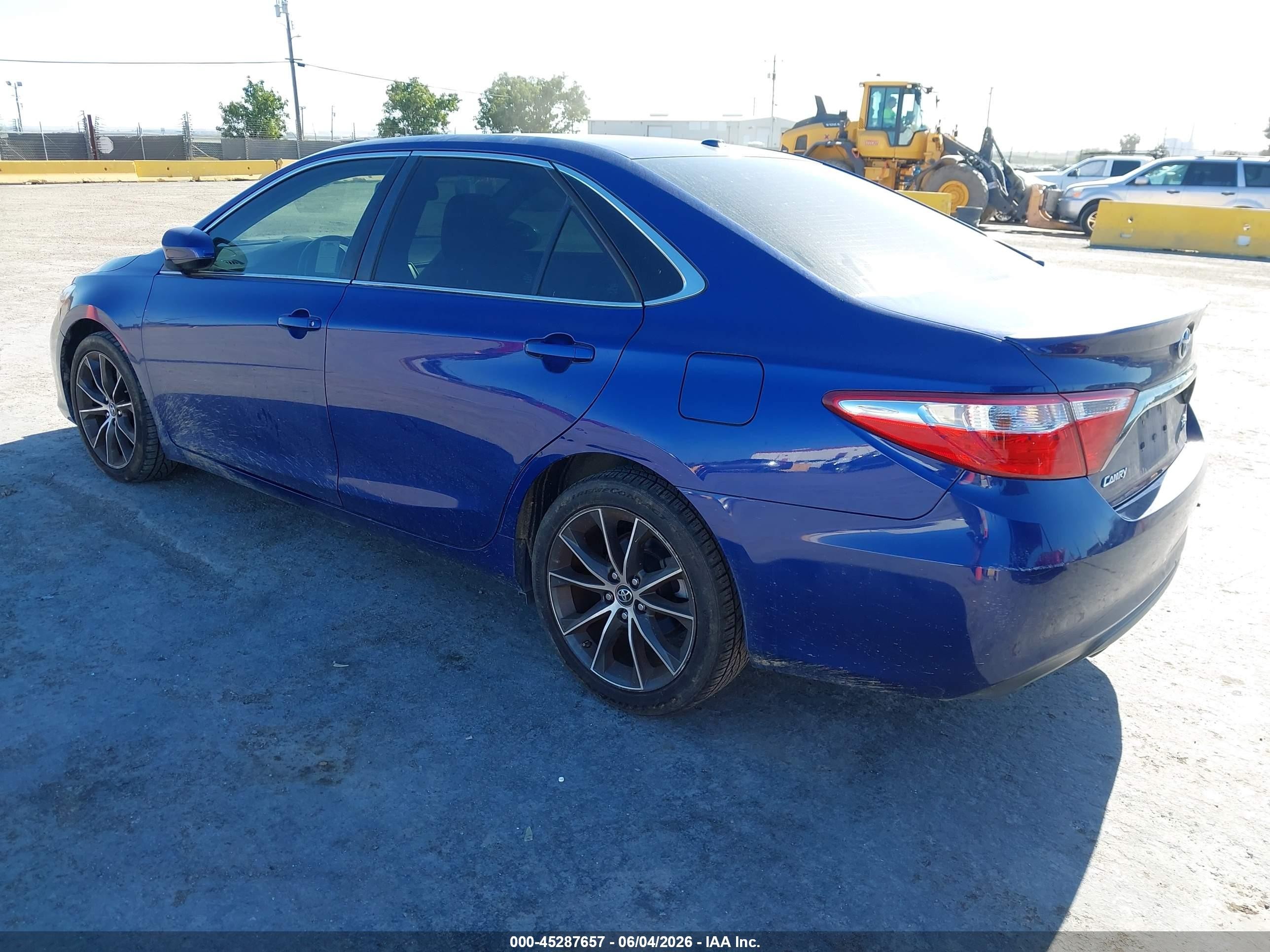 2015 Toyota Camry Xse Dark Blue vin: 4T1BF1FK7FU915544