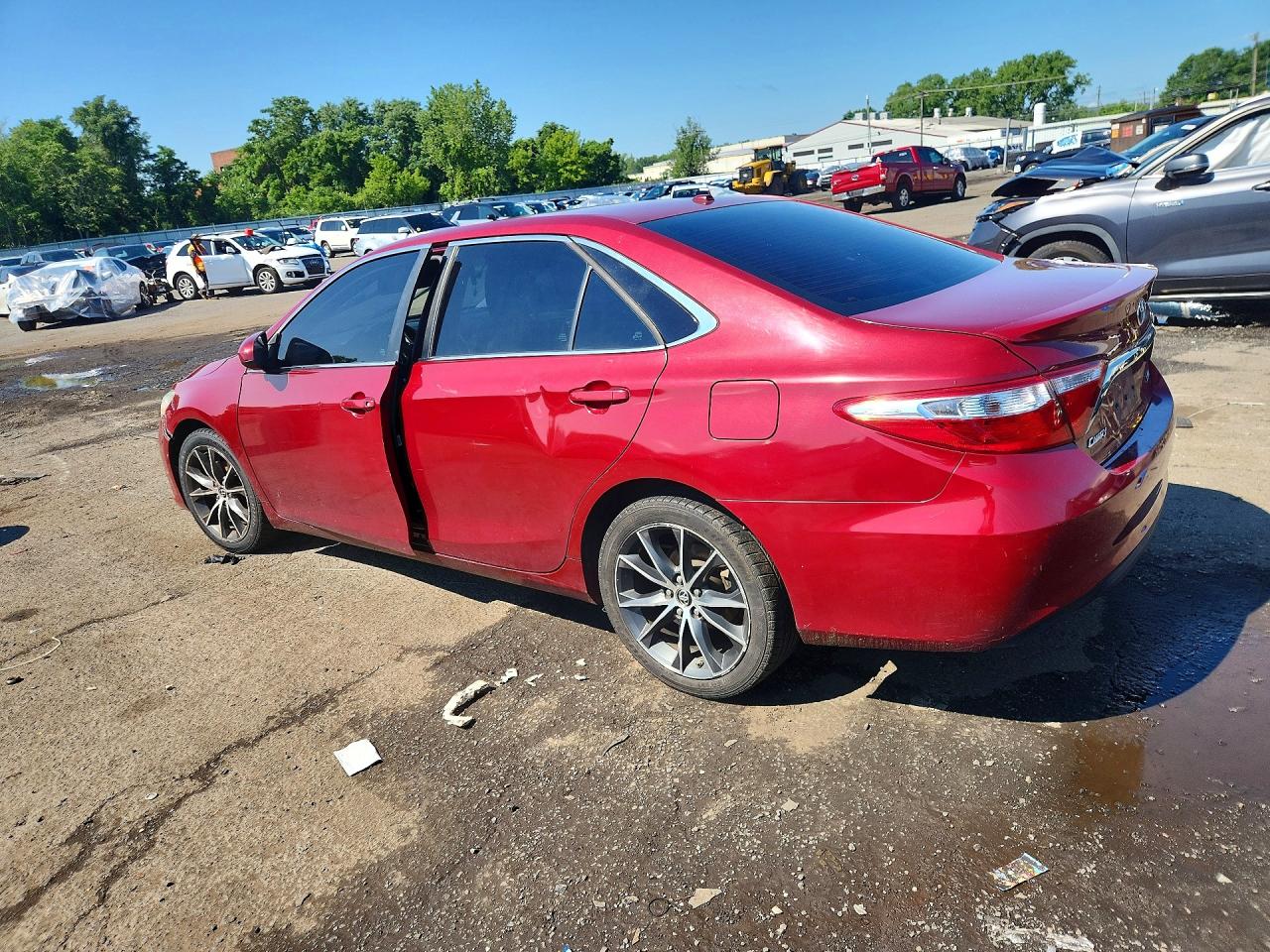 2015 Toyota Camry Xse Red vin: 4T1BF1FK7FU926155