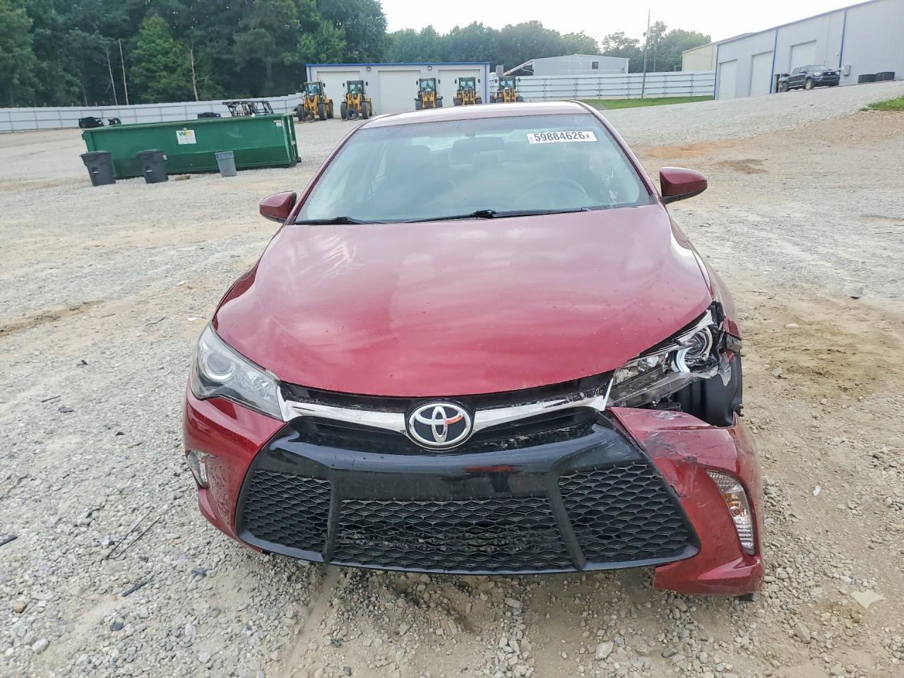 2015 Toyota Camry Se Burgundy vin: 4T1BF1FK7FU927533
