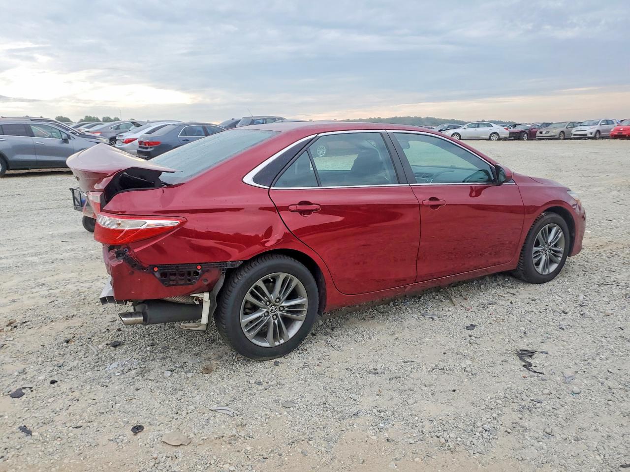 2015 Toyota Camry Se Burgundy vin: 4T1BF1FK7FU927533