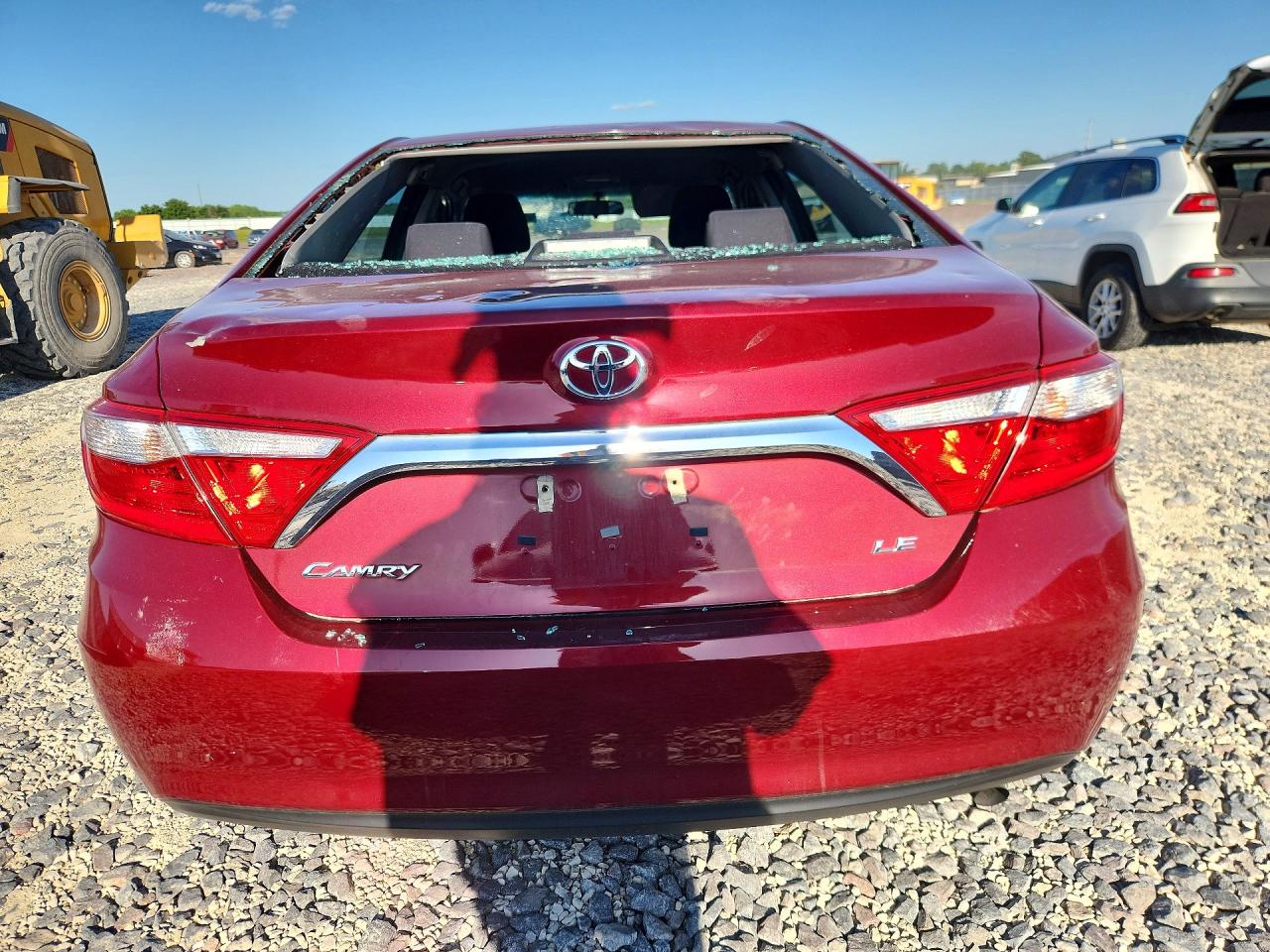 2015 Toyota Camry Le Red vin: 4T1BF1FK7FU933591