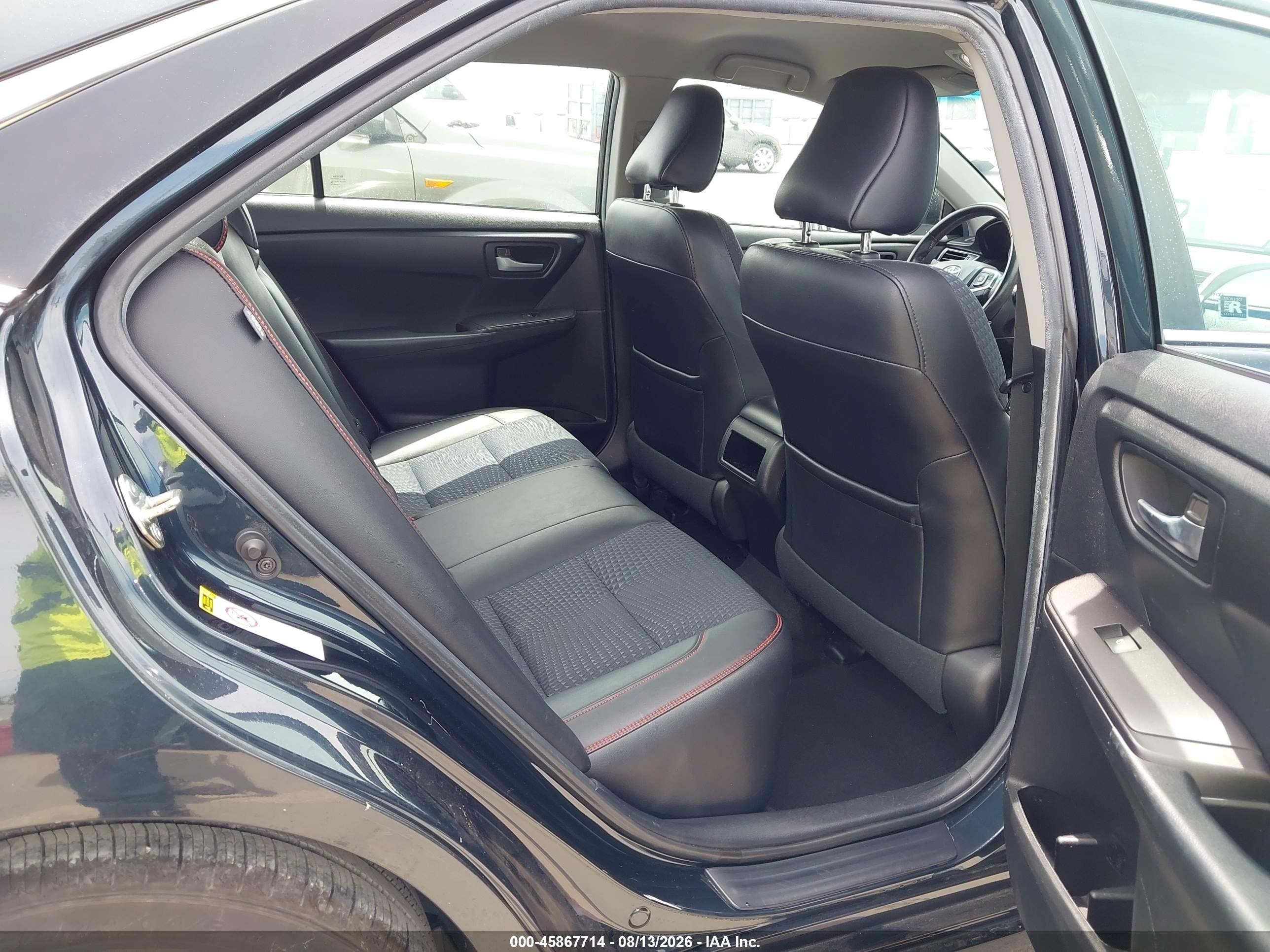 2015 Toyota Camry Se Blue vin: 4T1BF1FK7FU935681