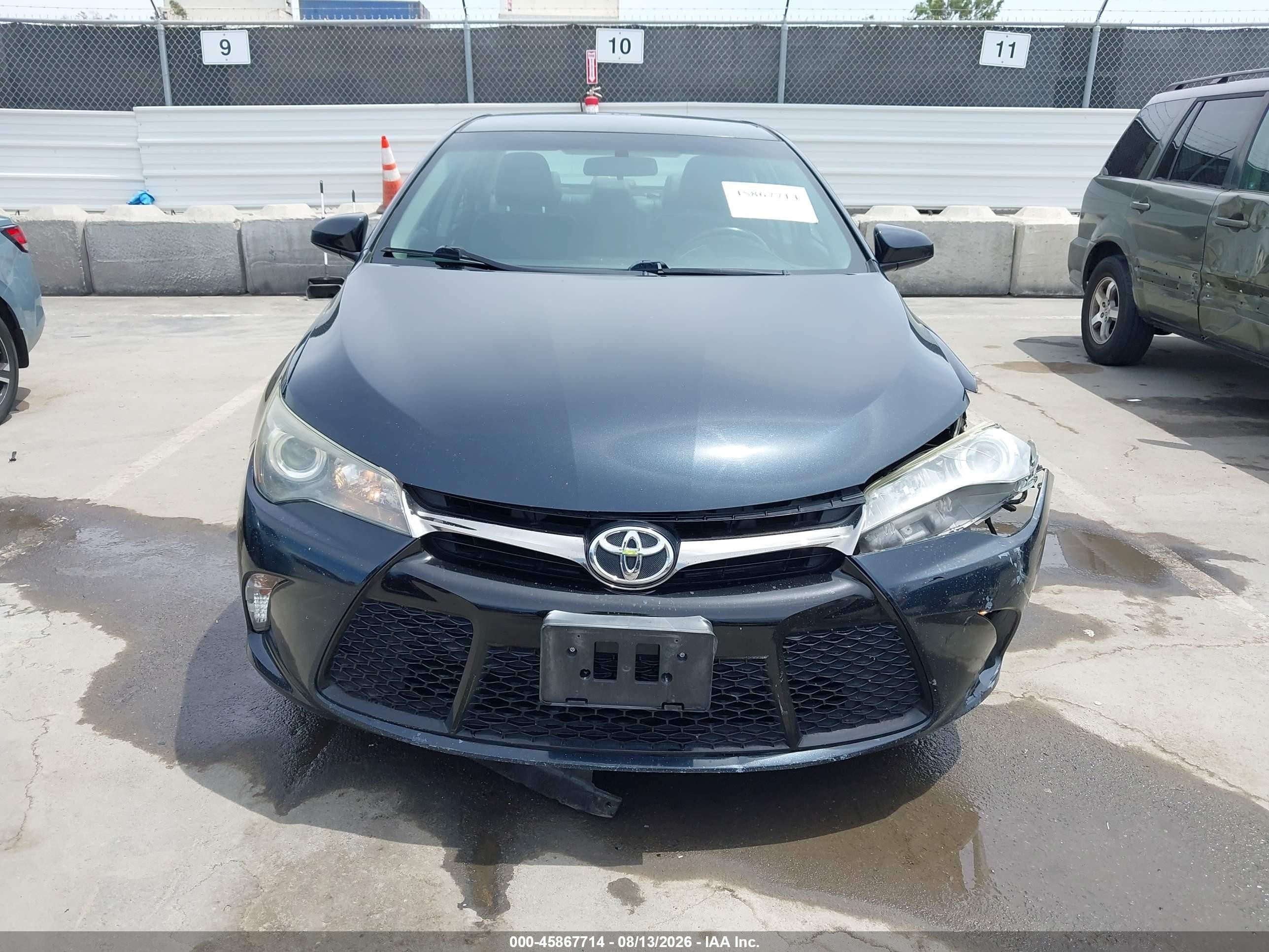 2015 Toyota Camry Se Blue vin: 4T1BF1FK7FU935681