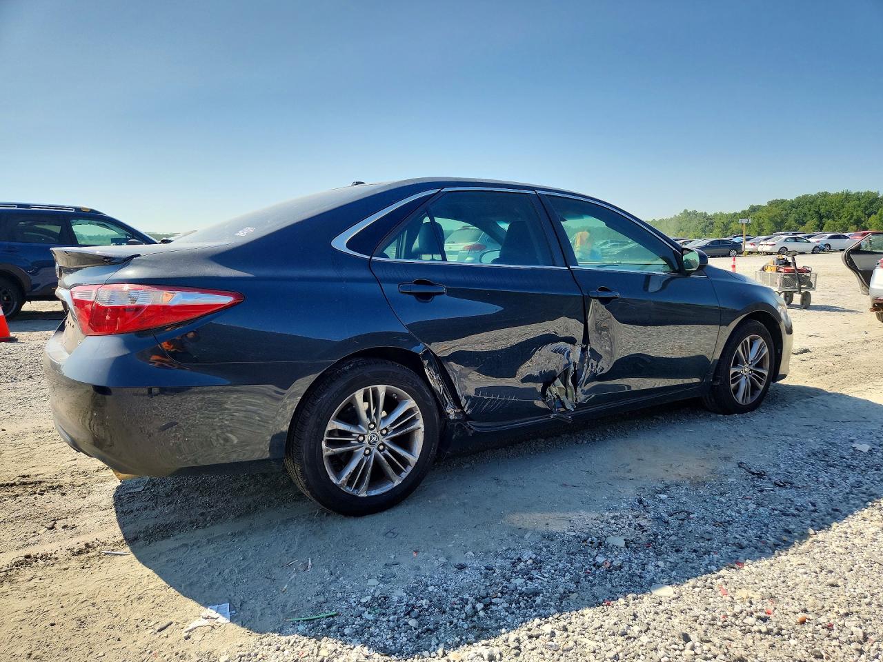 2015 Toyota Camry Se Black vin: 4T1BF1FK7FU937625