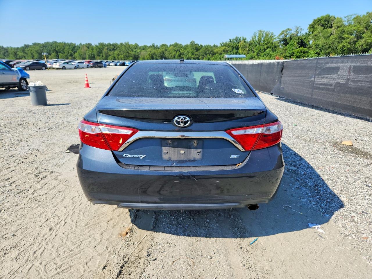 2015 Toyota Camry Se Black vin: 4T1BF1FK7FU937625