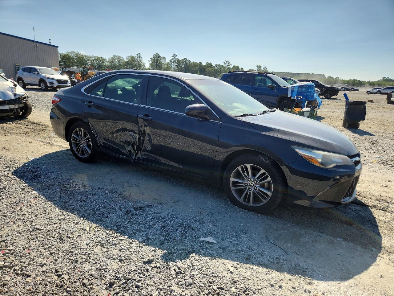 2015 Toyota Camry Se Black vin: 4T1BF1FK7FU937625