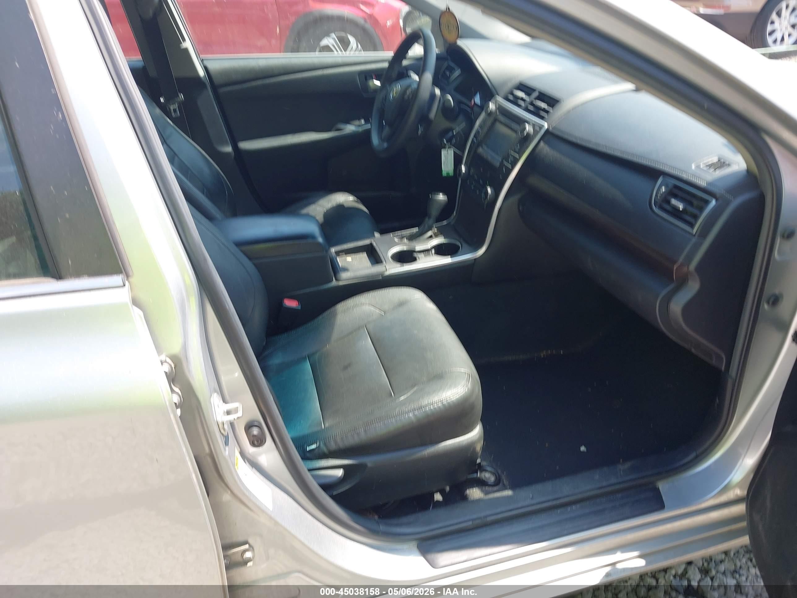 2015 Toyota Camry Le Серый vin: 4T1BF1FK7FU938516