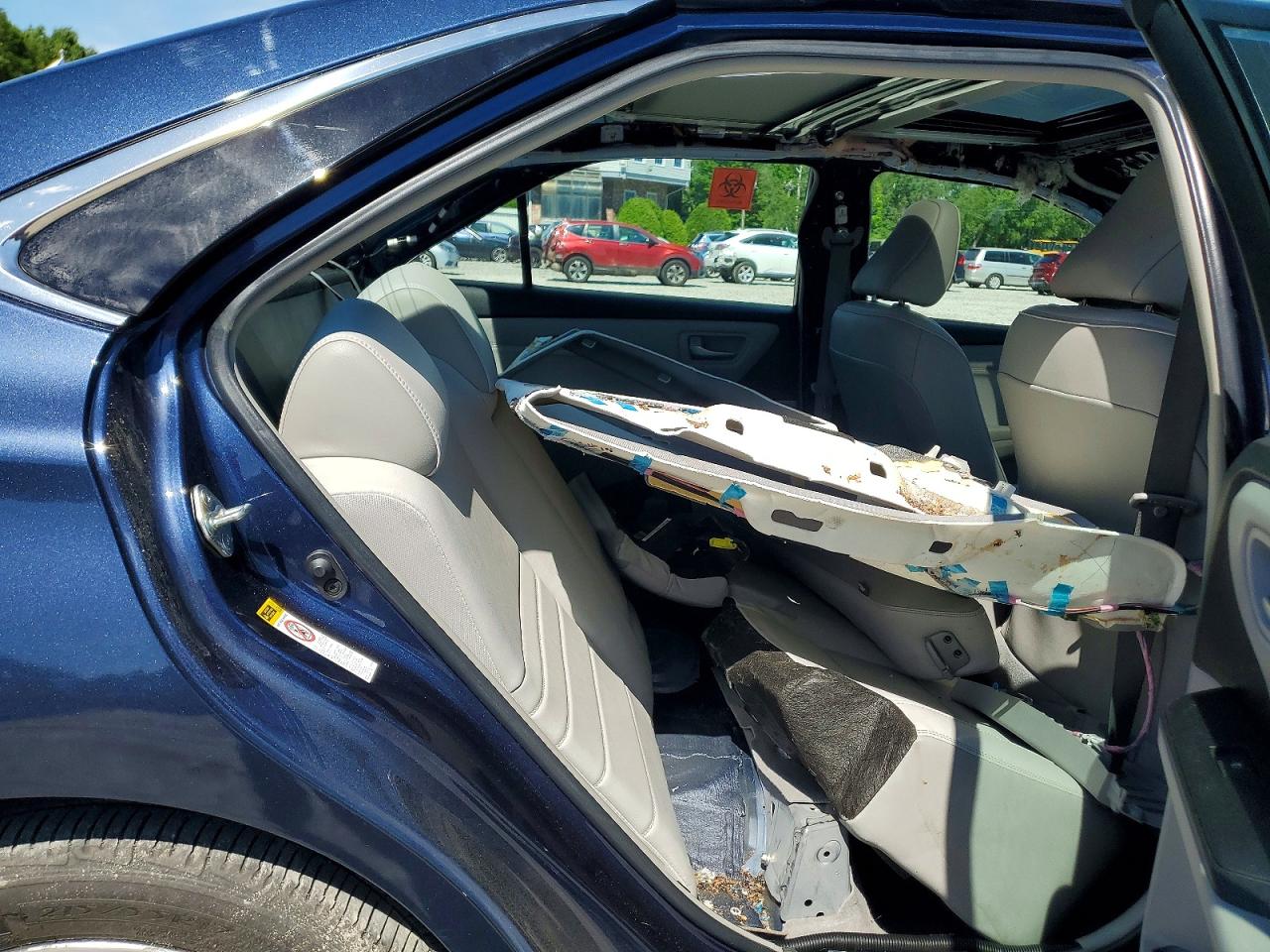 2015 Toyota Camry Xle Blue vin: 4T1BF1FK7FU947393