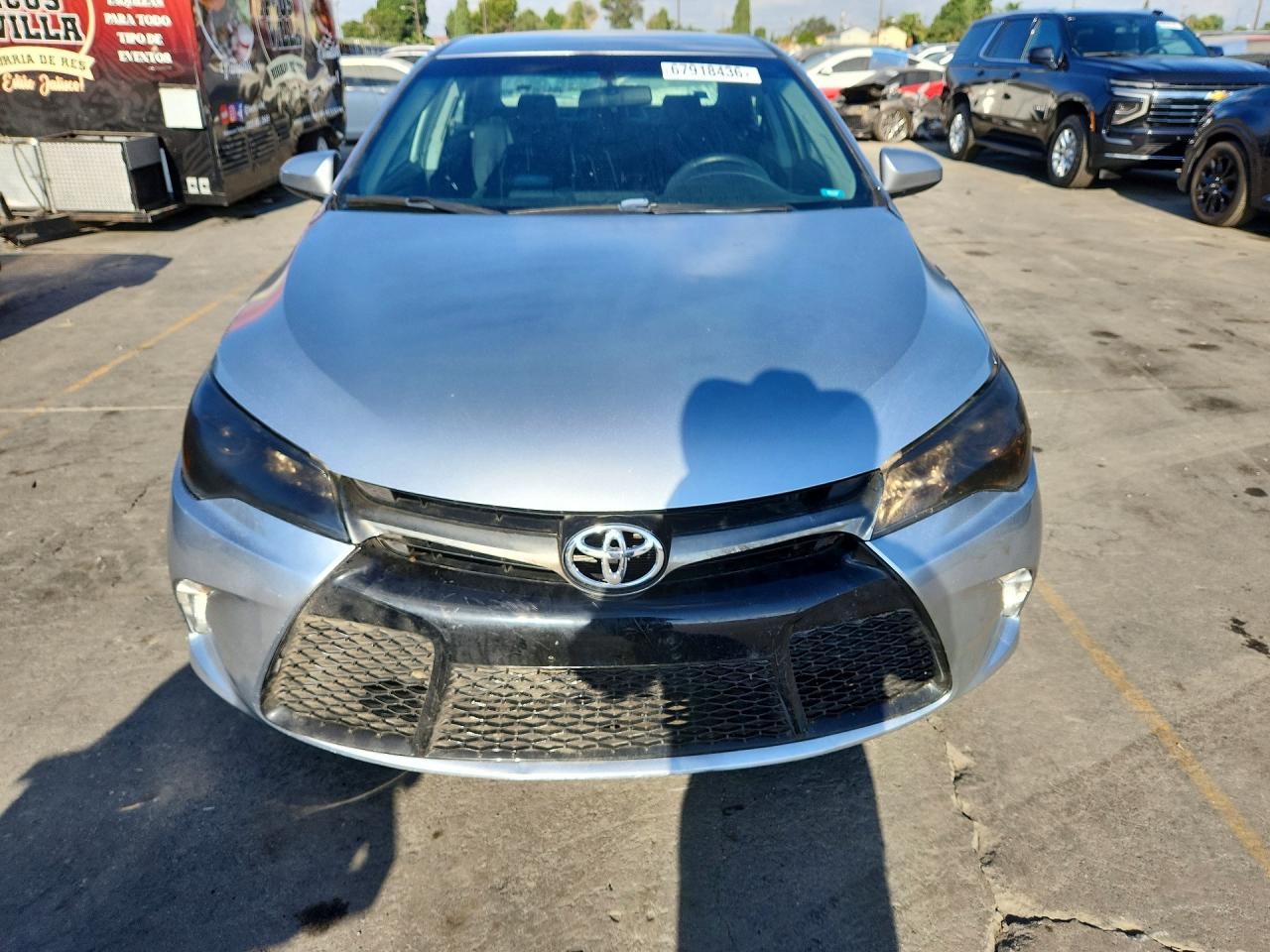 2015 Toyota Camry Se Silver vin: 4T1BF1FK7FU948706