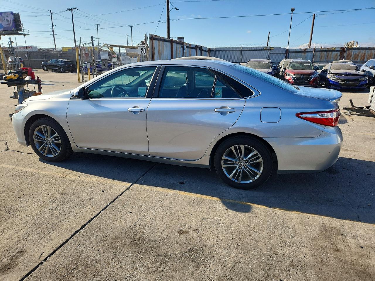 2015 Toyota Camry Se Silver vin: 4T1BF1FK7FU948706