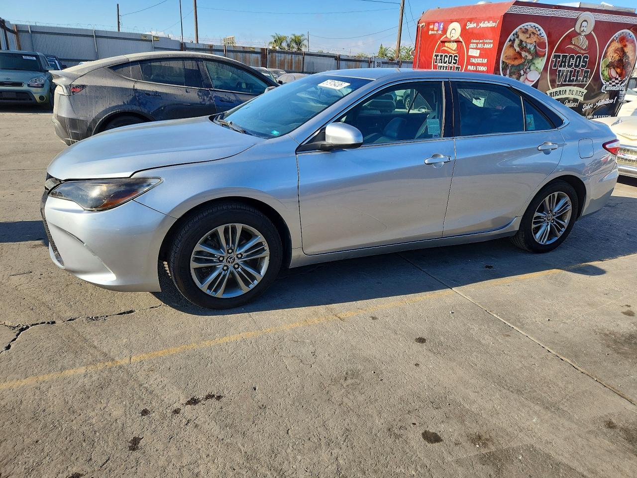 2015 Toyota Camry Se Silver vin: 4T1BF1FK7FU948706
