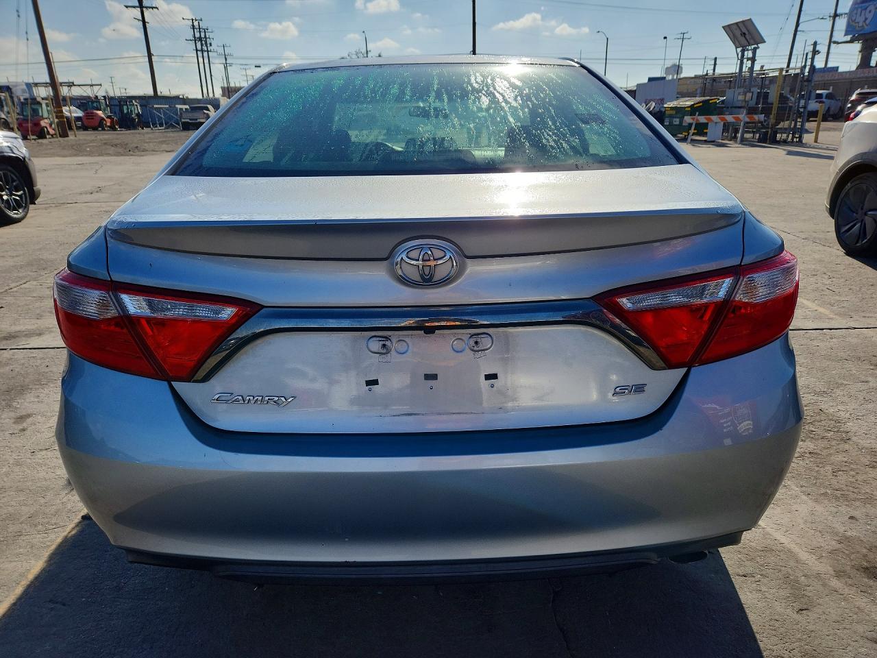 2015 Toyota Camry Se Silver vin: 4T1BF1FK7FU948706