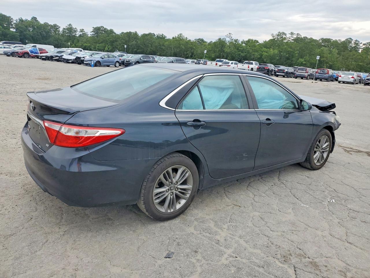 2015 Toyota Camry Se Black vin: 4T1BF1FK7FU970883