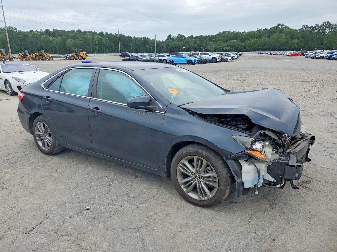 2015 Toyota Camry Se Black vin: 4T1BF1FK7FU970883