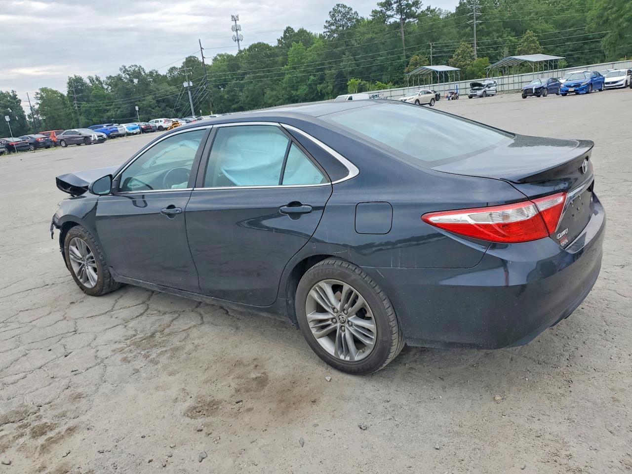 2015 Toyota Camry Se Black vin: 4T1BF1FK7FU970883
