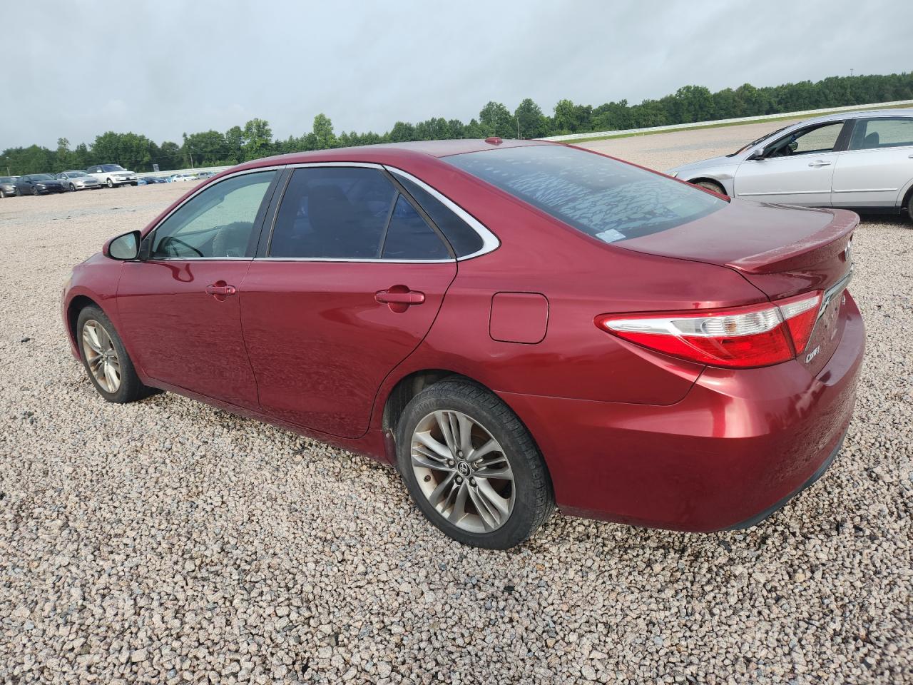 2015 Toyota Camry Se Red vin: 4T1BF1FK7FU976487