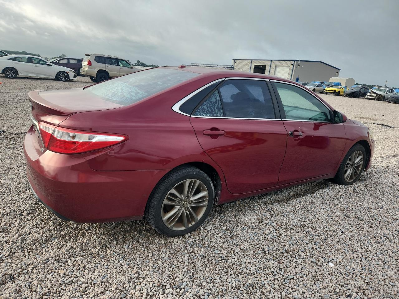 2015 Toyota Camry Se Red vin: 4T1BF1FK7FU976487