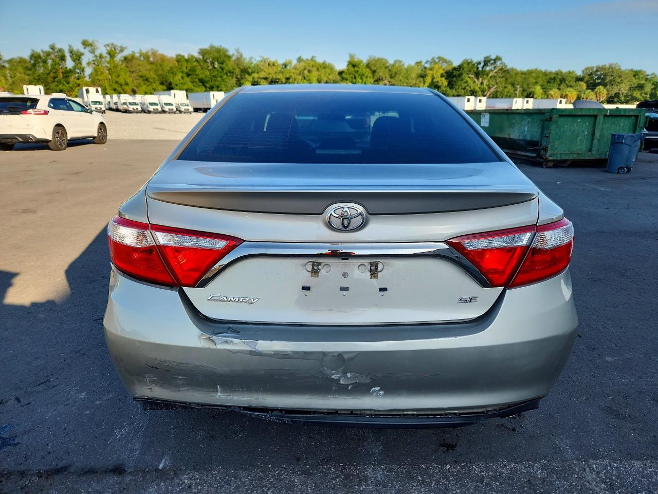 2015 Toyota Camry Se Silver vin: 4T1BF1FK7FU980880