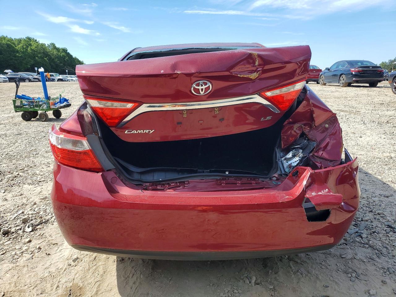 2015 Toyota Camry Le Бордовый vin: 4T1BF1FK7FU980975