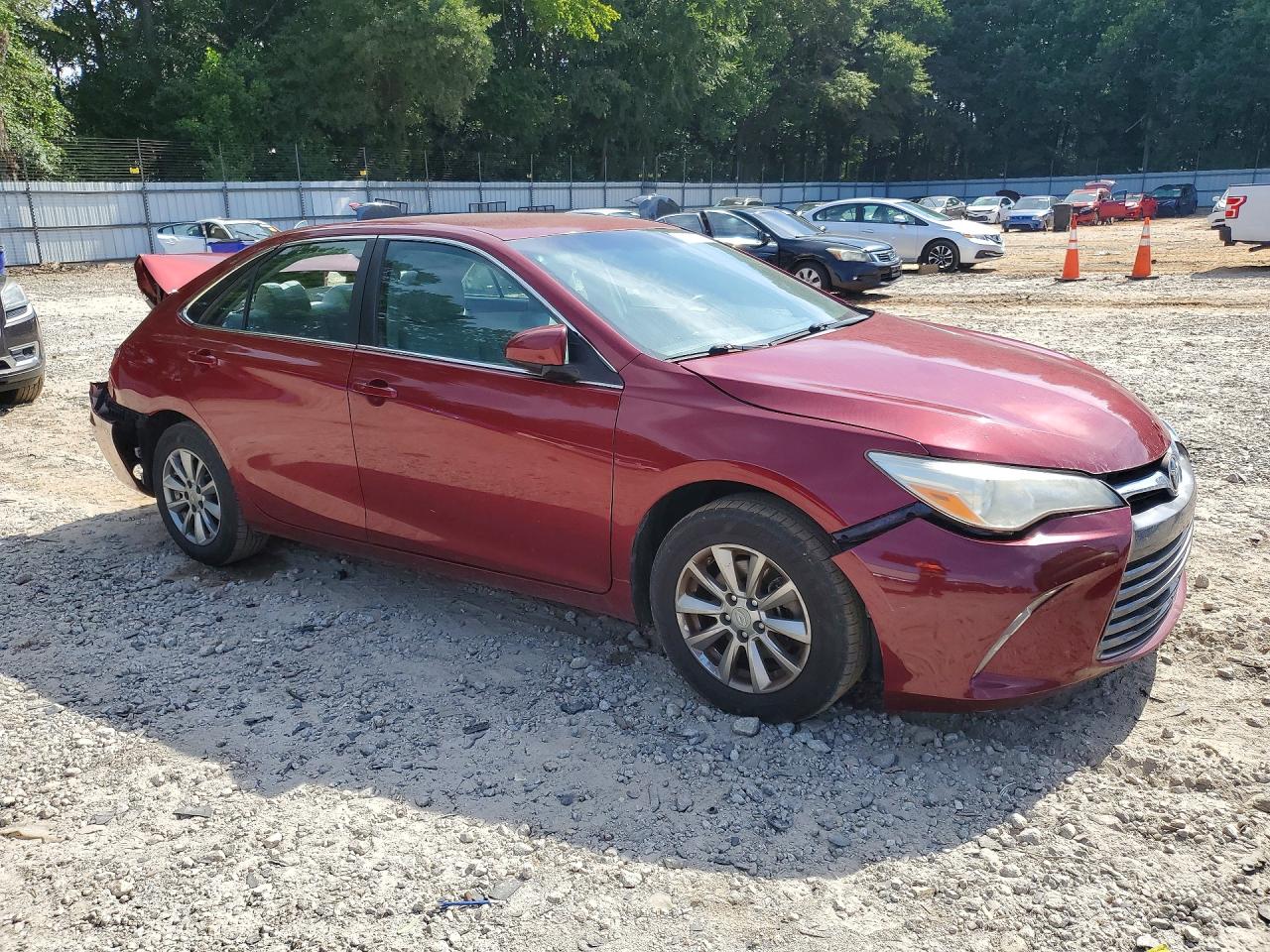 2015 Toyota Camry Le Бордовый vin: 4T1BF1FK7FU980975