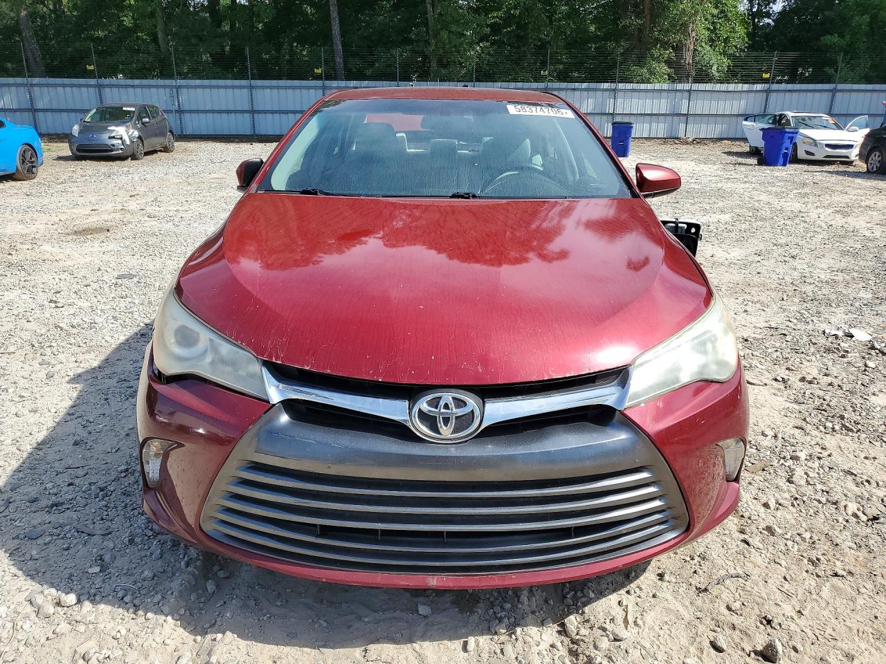 2015 Toyota Camry Le Бордовый vin: 4T1BF1FK7FU980975