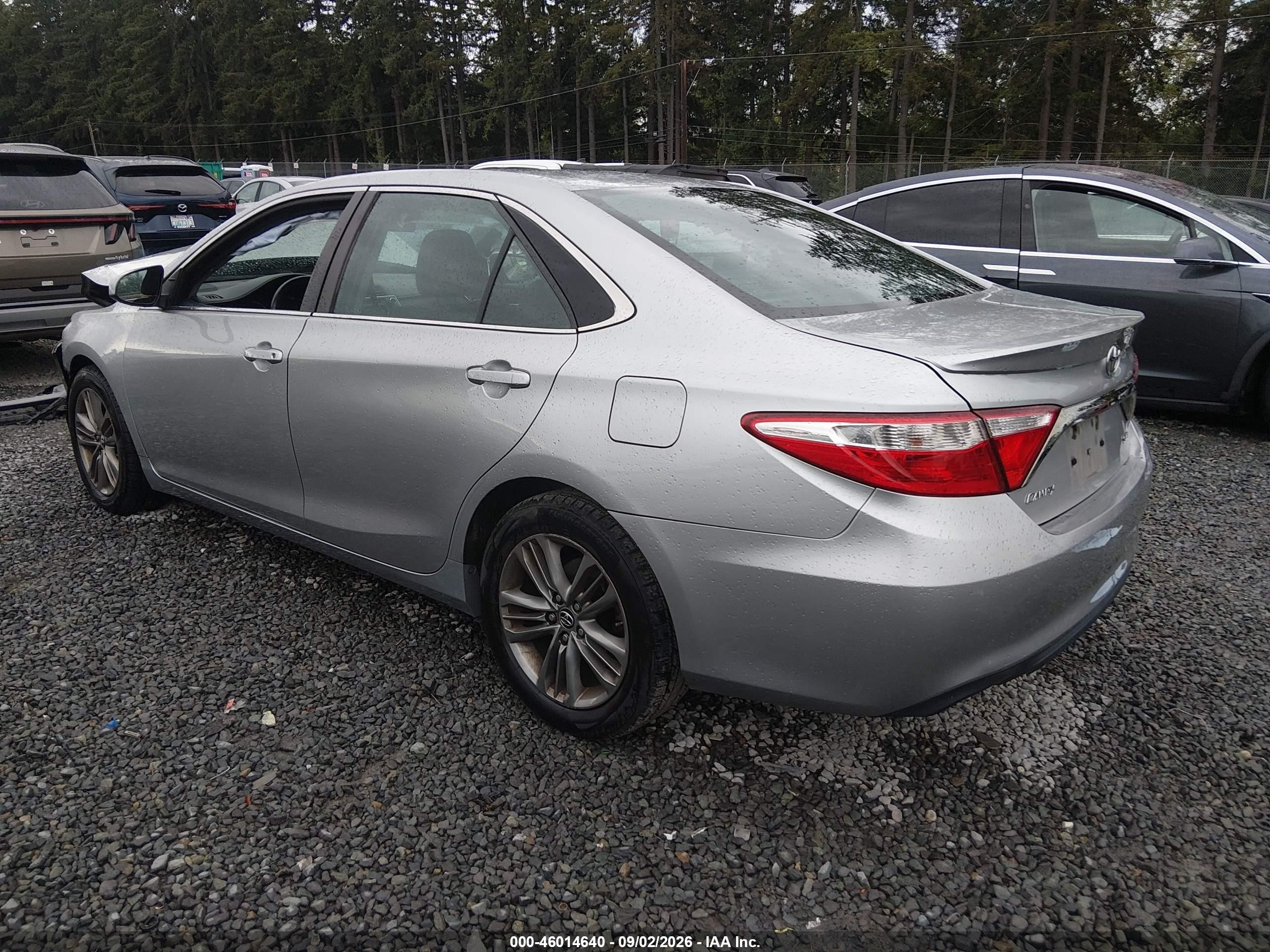2015 Toyota Camry Se Silver vin: 4T1BF1FK7FU981527