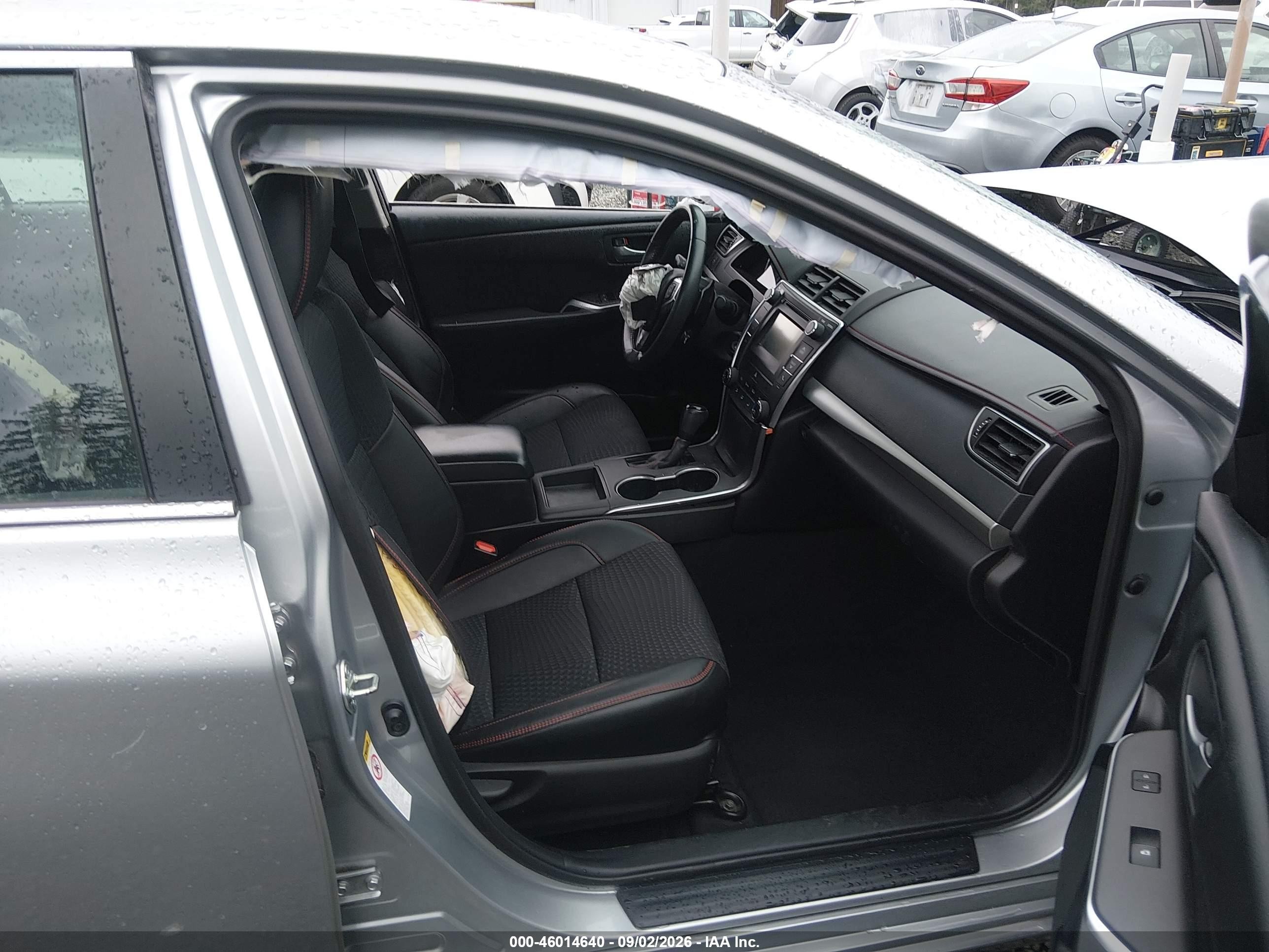 2015 Toyota Camry Se Silver vin: 4T1BF1FK7FU981527