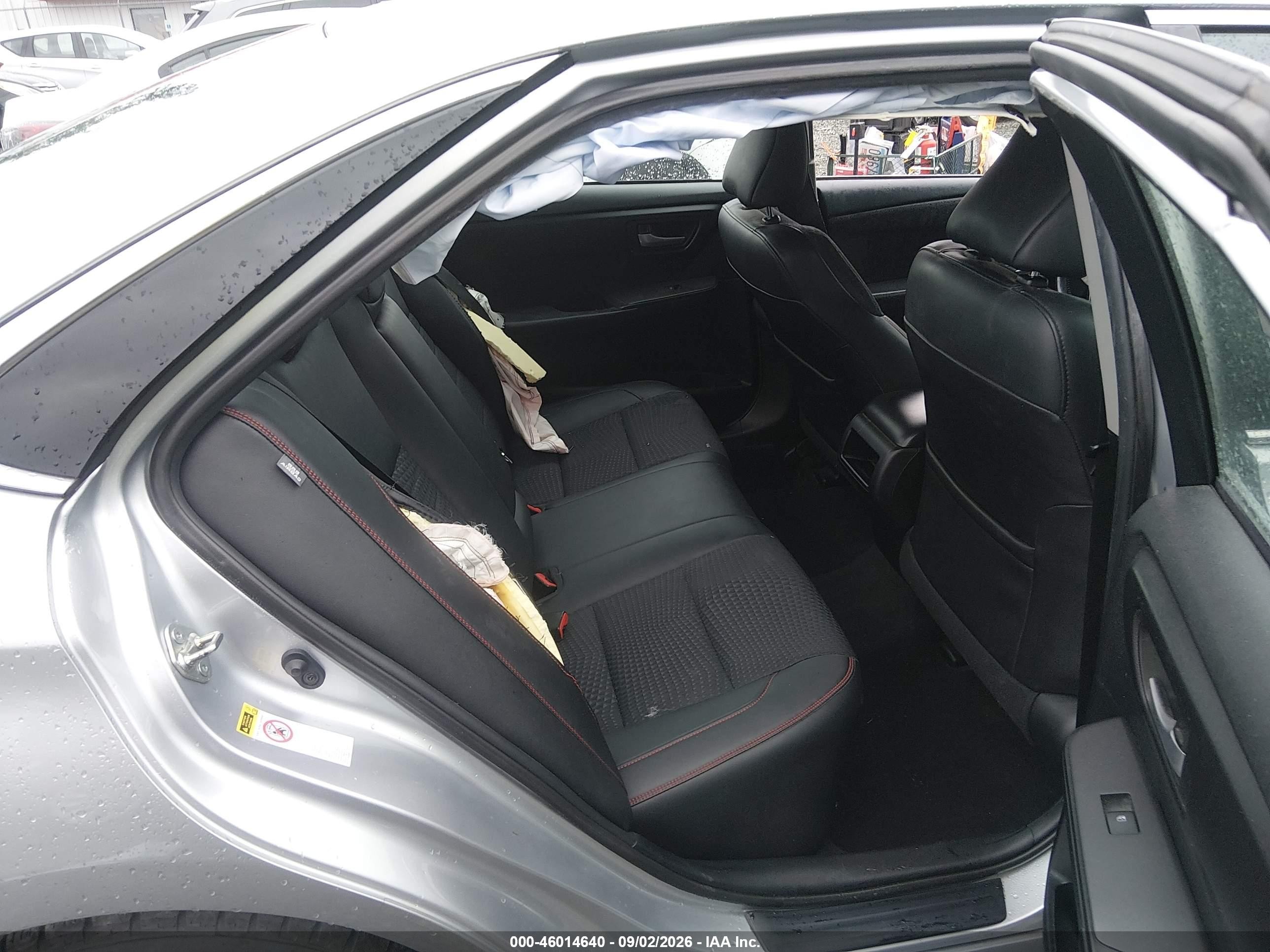 2015 Toyota Camry Se Silver vin: 4T1BF1FK7FU981527