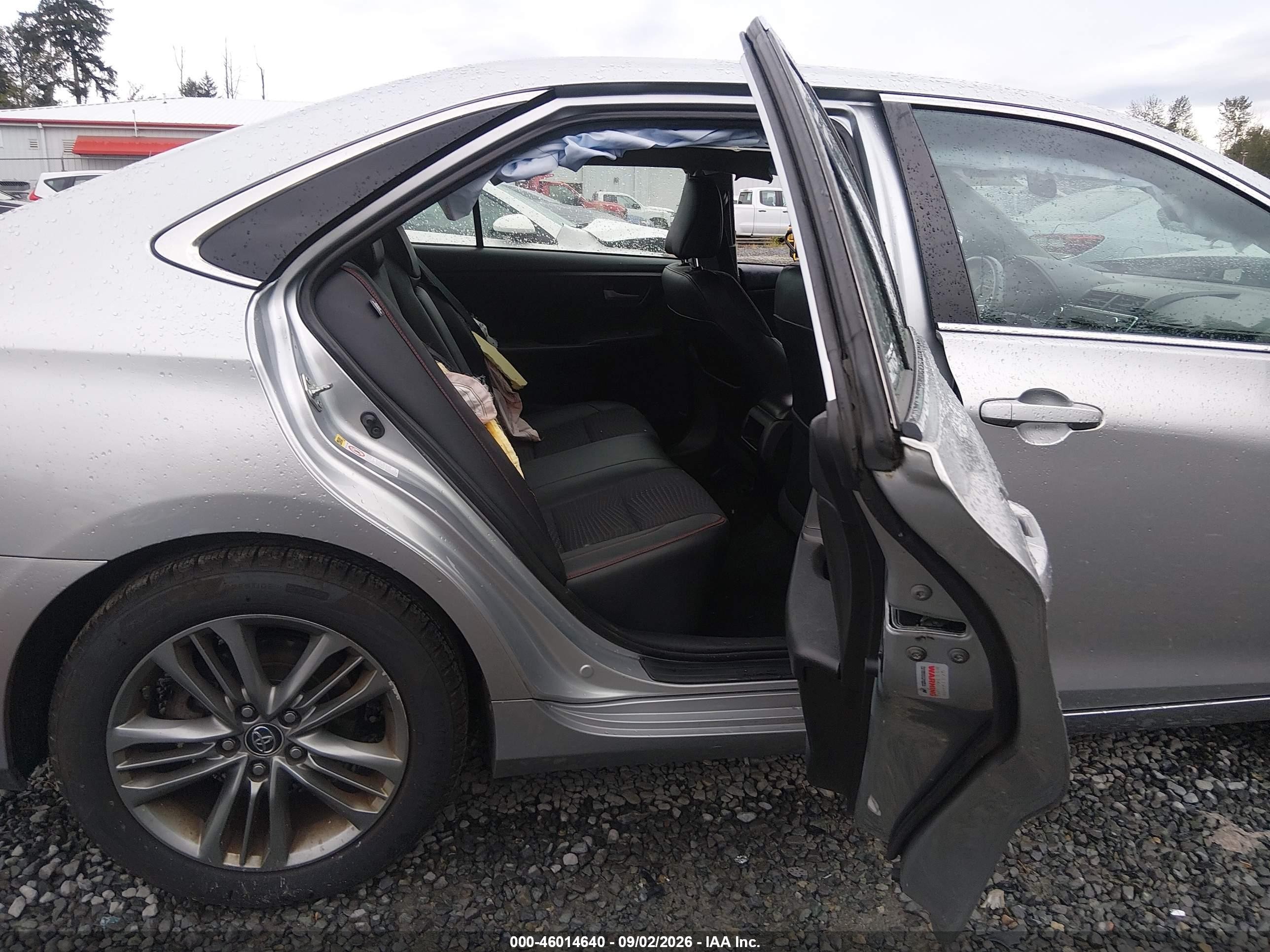 2015 Toyota Camry Se Silver vin: 4T1BF1FK7FU981527