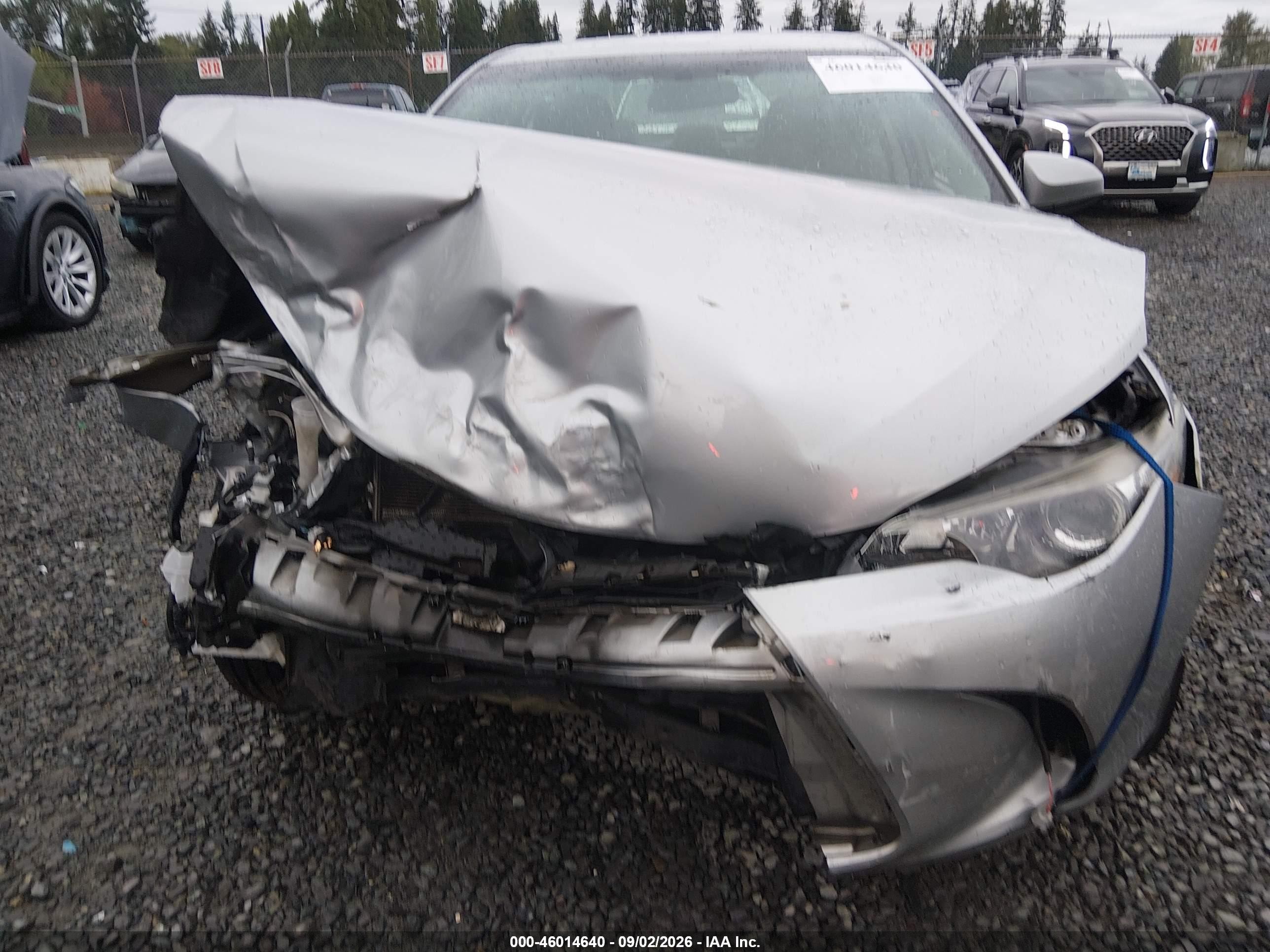2015 Toyota Camry Se Silver vin: 4T1BF1FK7FU981527