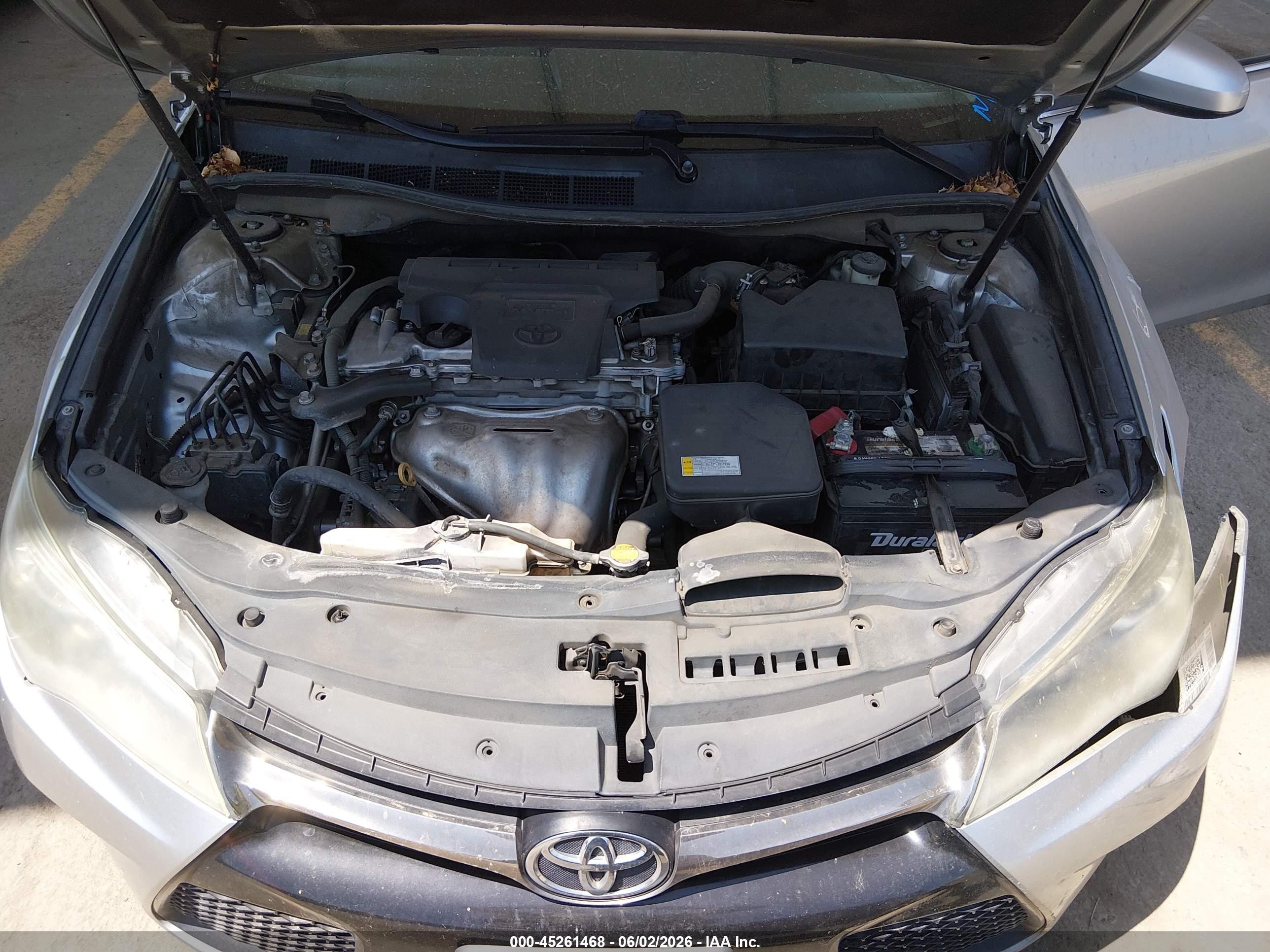 2015 Toyota Camry Se Silver vin: 4T1BF1FK7FU981964