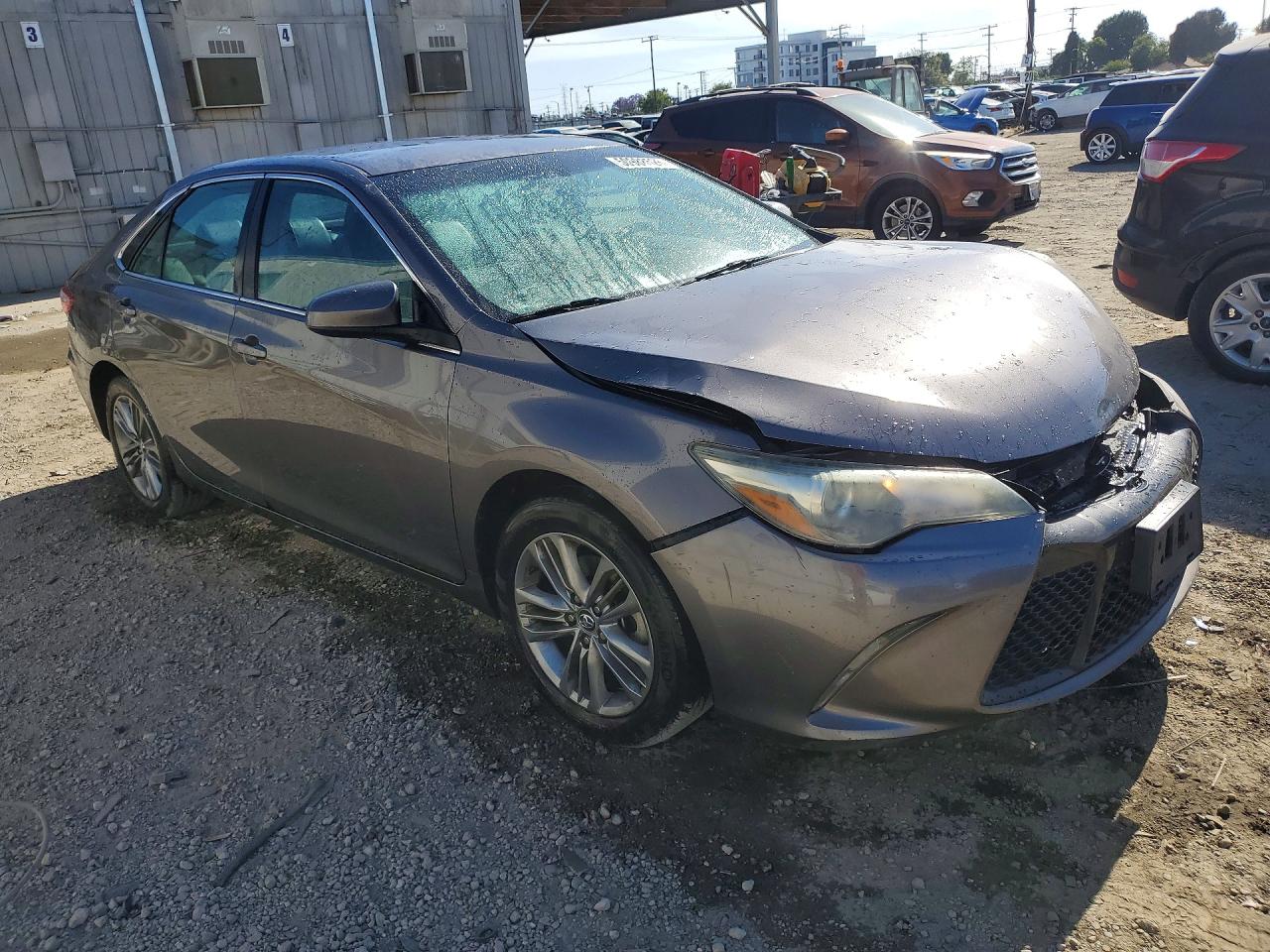 2016 Toyota Camry Se Gray vin: 4T1BF1FK7GU202399