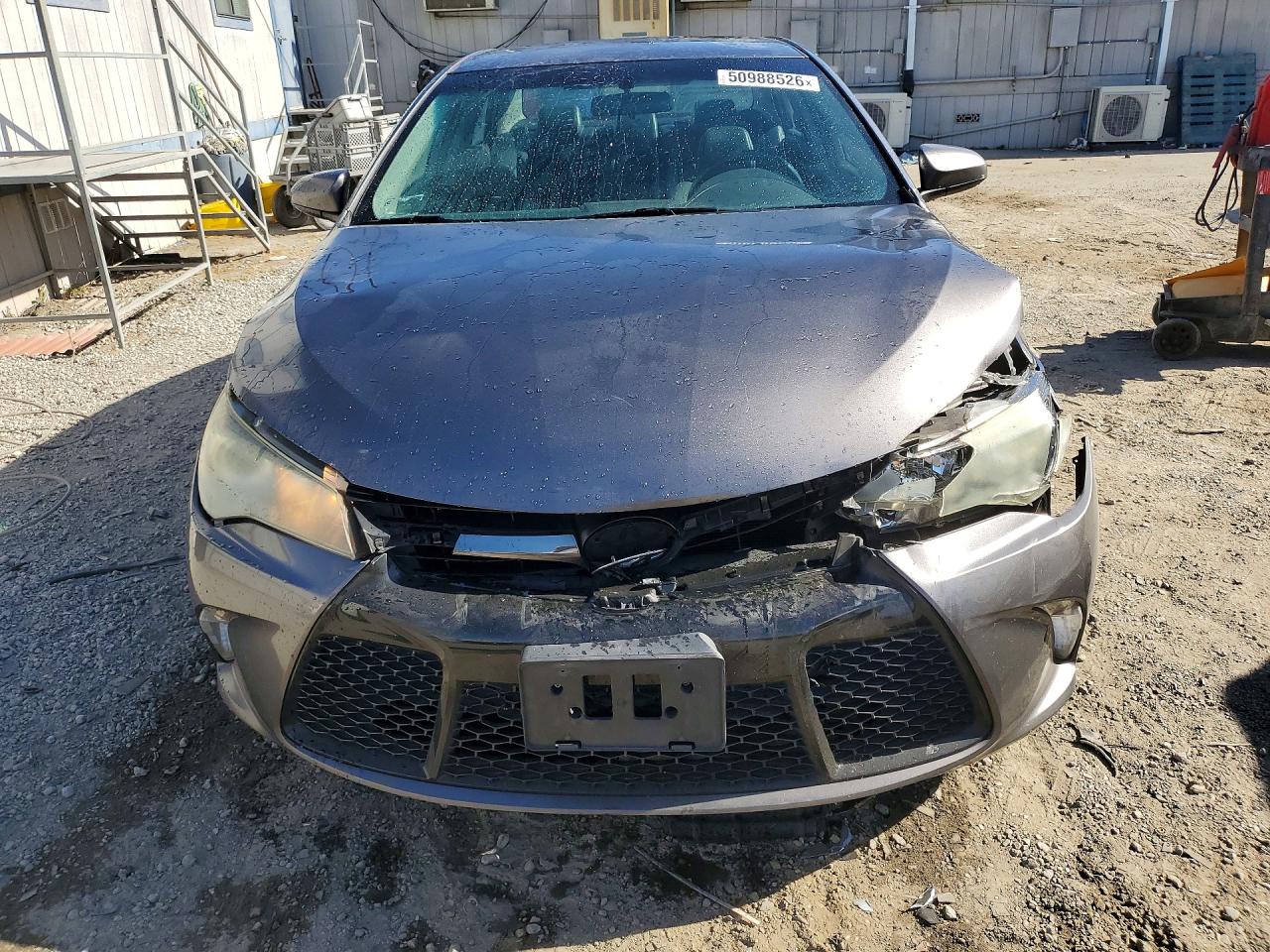 2016 Toyota Camry Se Gray vin: 4T1BF1FK7GU202399
